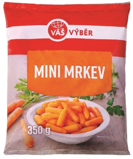 Váš Výběr Mini Mrkev mražená 350g