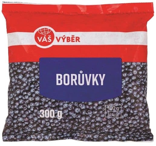 Váš Výběr Mražené borůvky 300 g