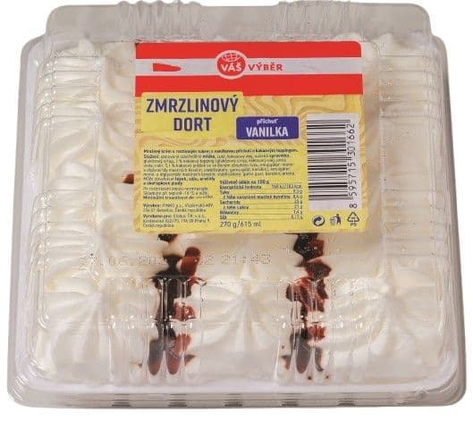 Váš Výběr Zmrzlinový dort příchuť Vanilka 615 ml