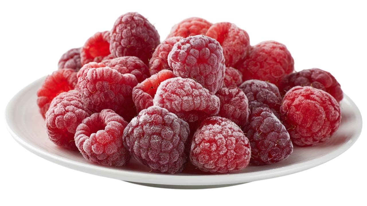 Maliny celé volné mražené