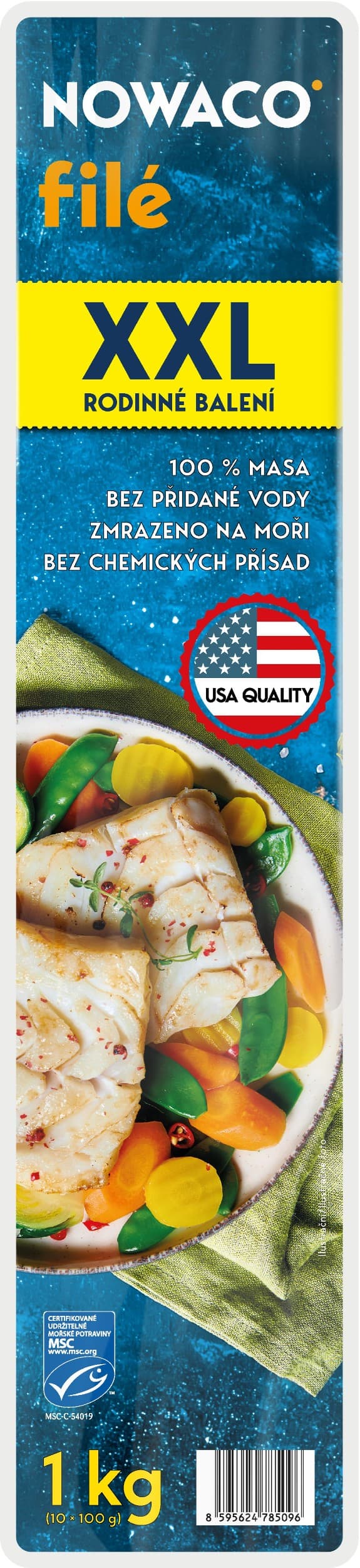 MSC Filé porce mražené XXL 1kg