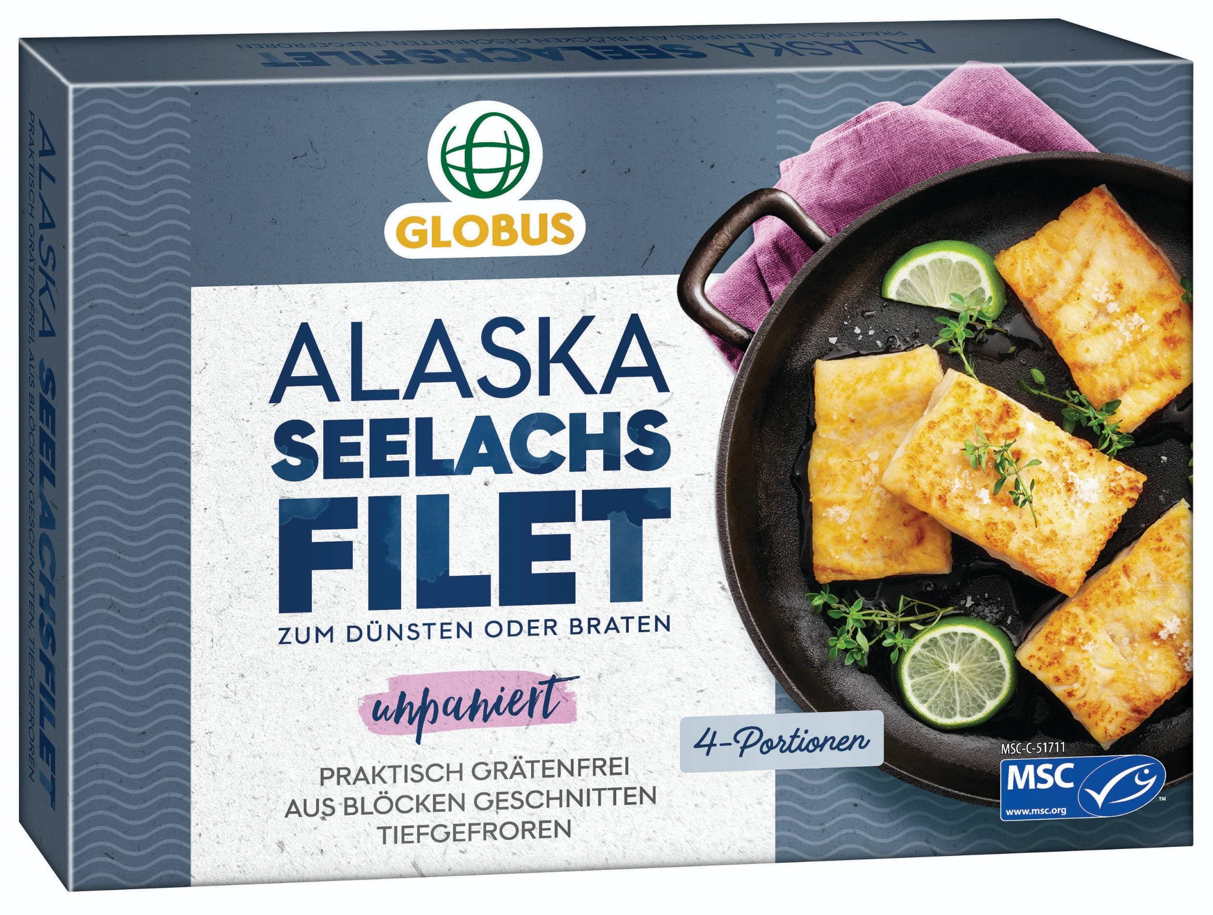 Filety z tresky aljašské mražené 400 g