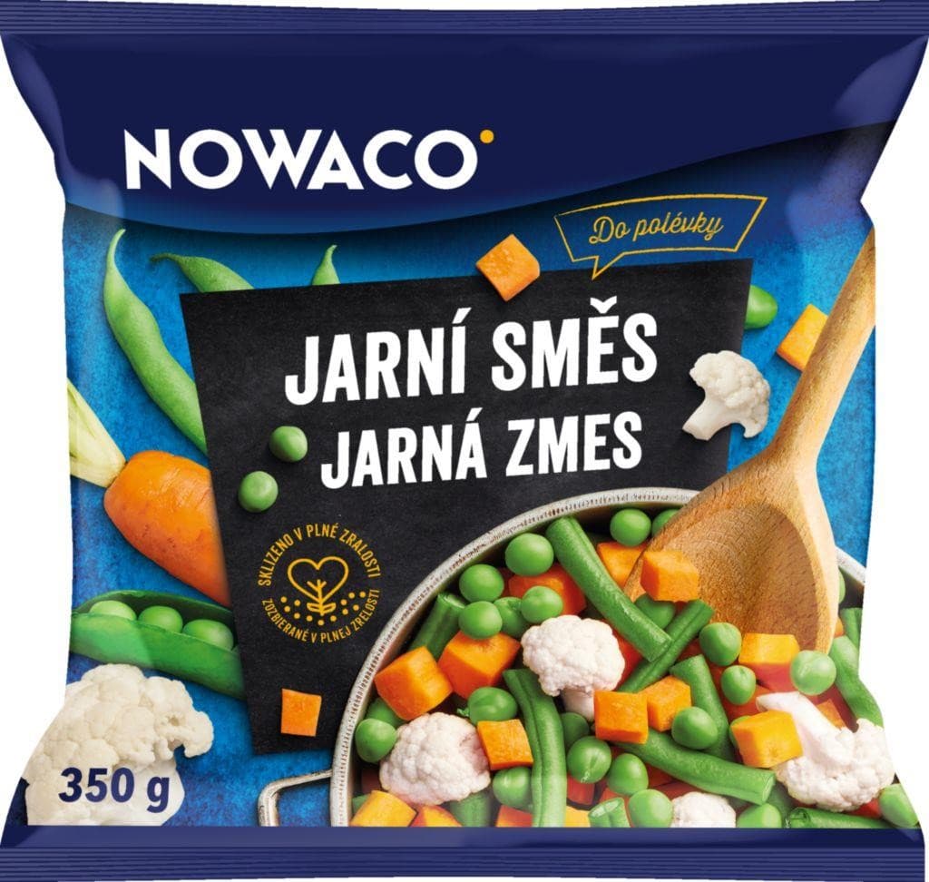 Nowaco Jarní zeleninová směs mražená 350g