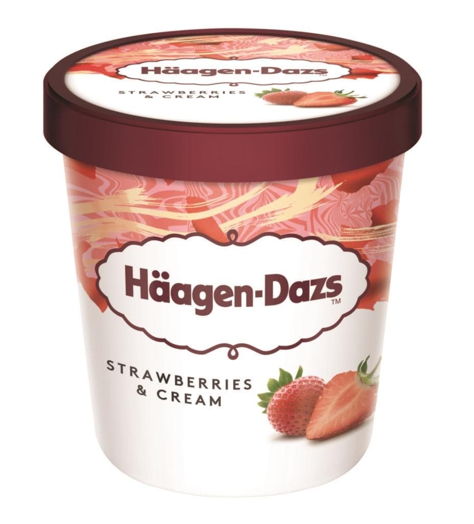 Häagen-Dazs Strawberries & Cream 460 ml