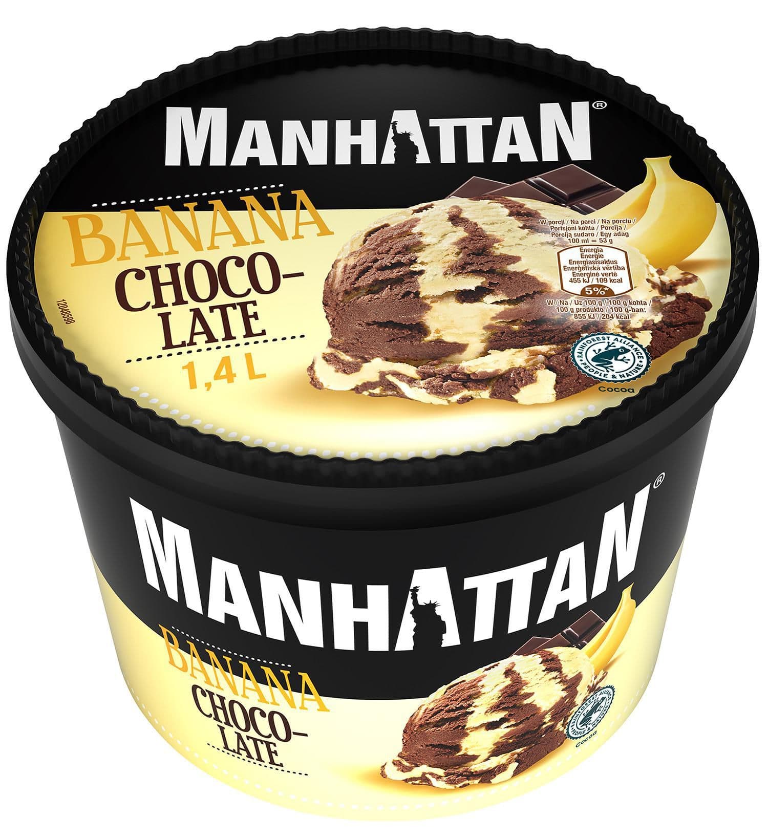 MANHATTAN BANÁN ČOKOLÁDA 1400 ML