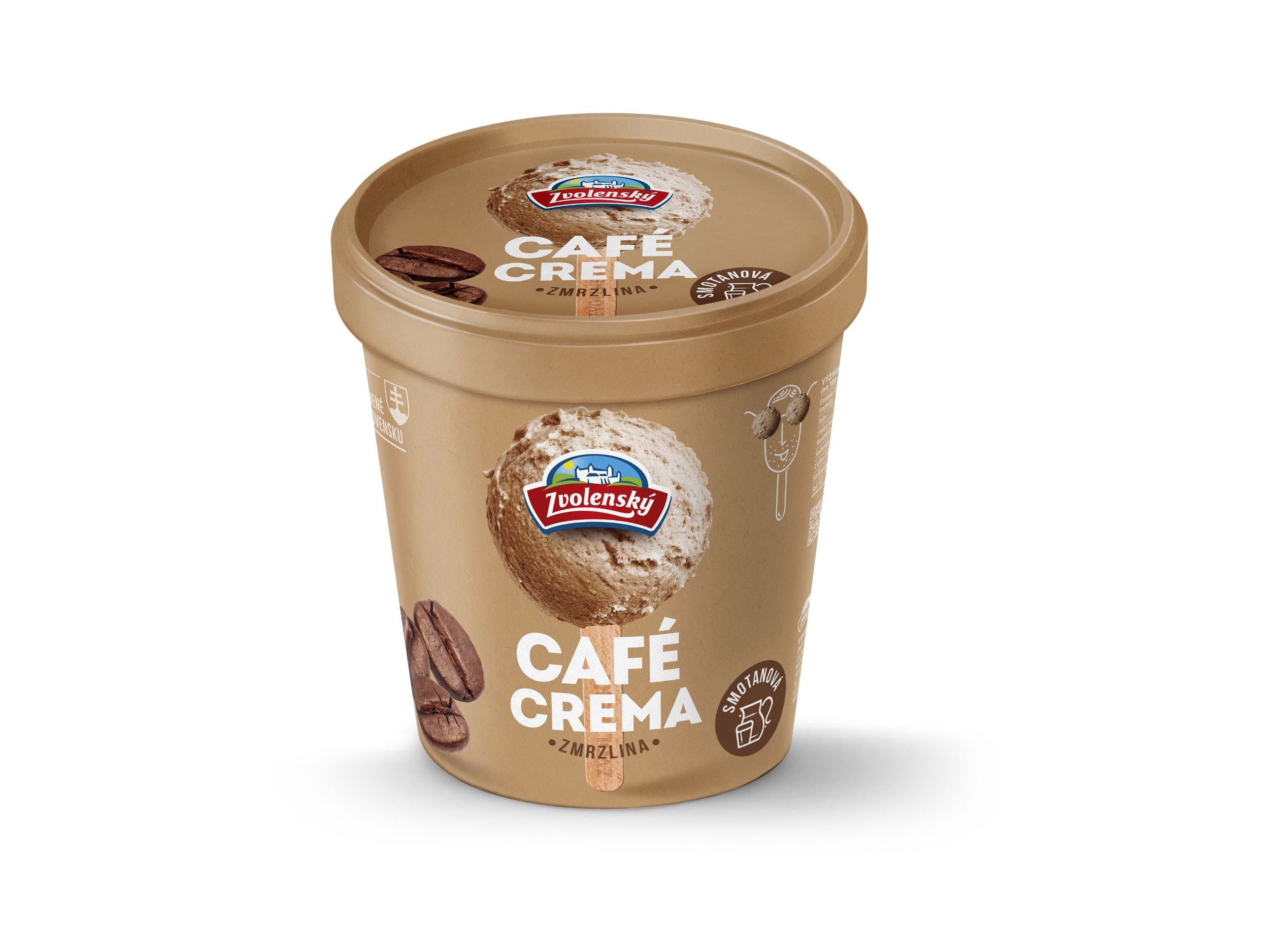 Zvolenský Smetanová zmrzlina café crema 420 ml