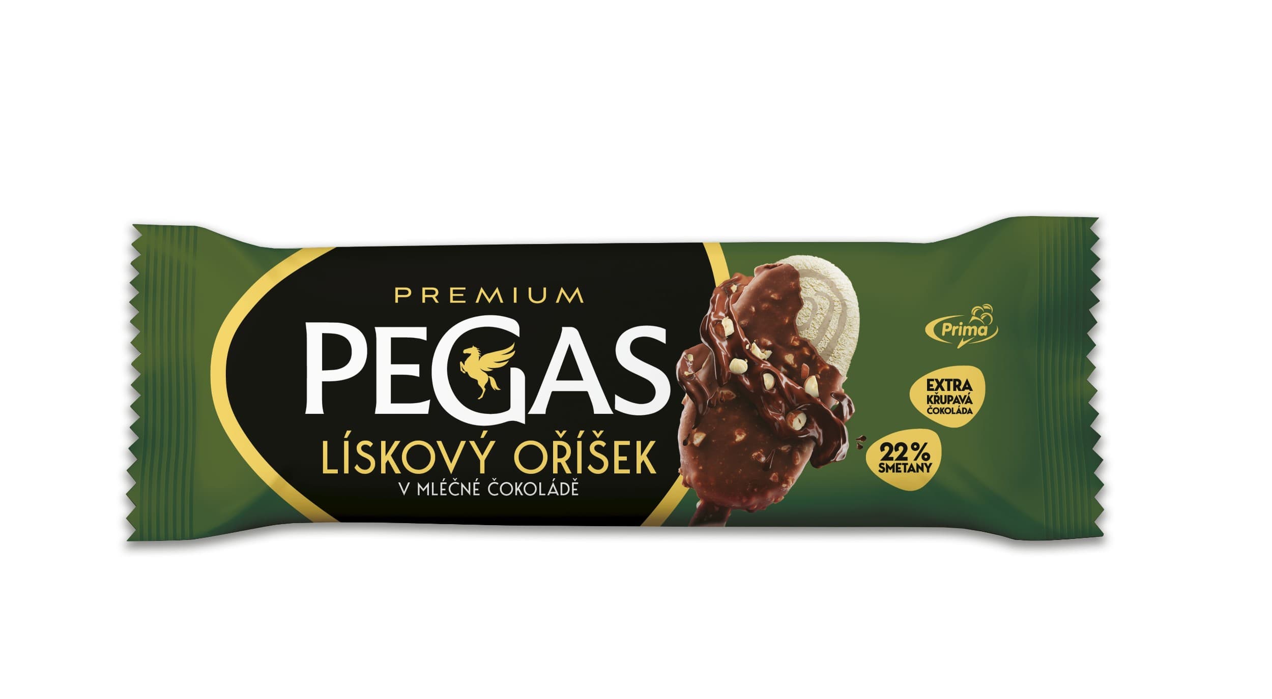 Pegas Premium Lískový oříšek v mléčné čokoládě 100ml