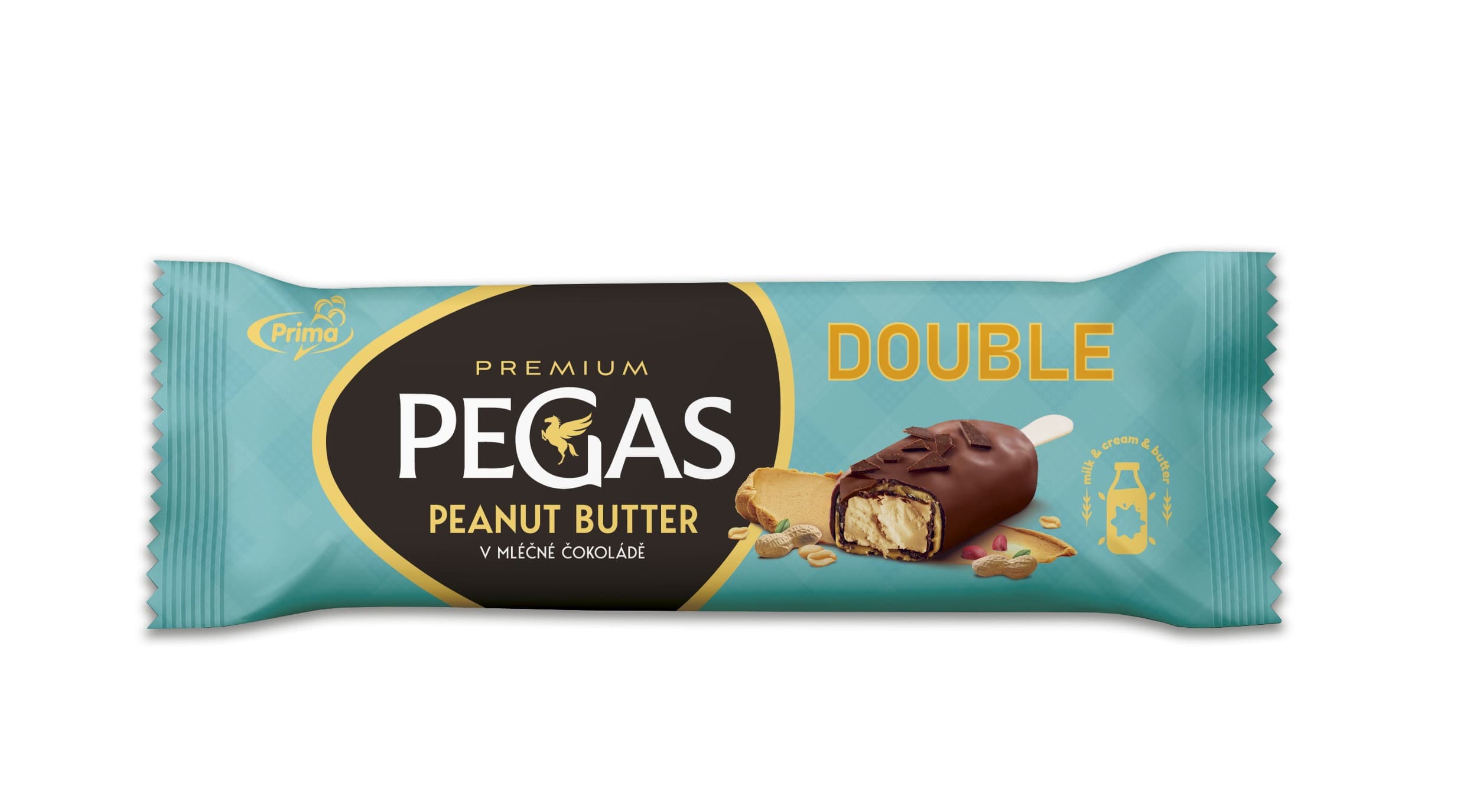 Pegas Premium Double Coating arašídové máslo 100ml