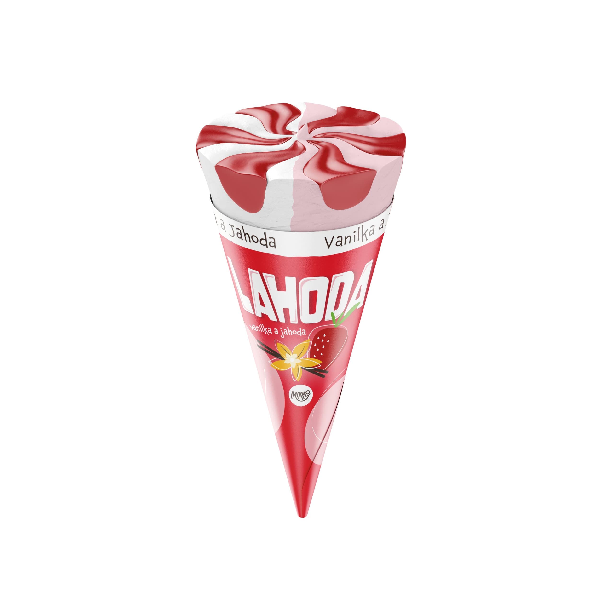 Miamo Lahoda vanilka a jahoda 120ml