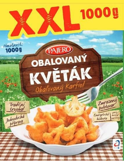 Pajero Květák Obalovaný  XXL mražený 1000g