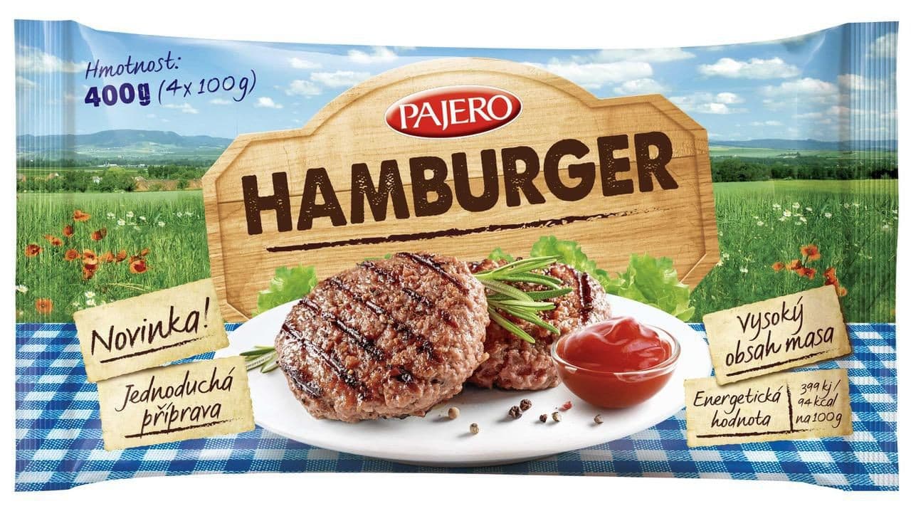 Hamburger 4xmražený 100g