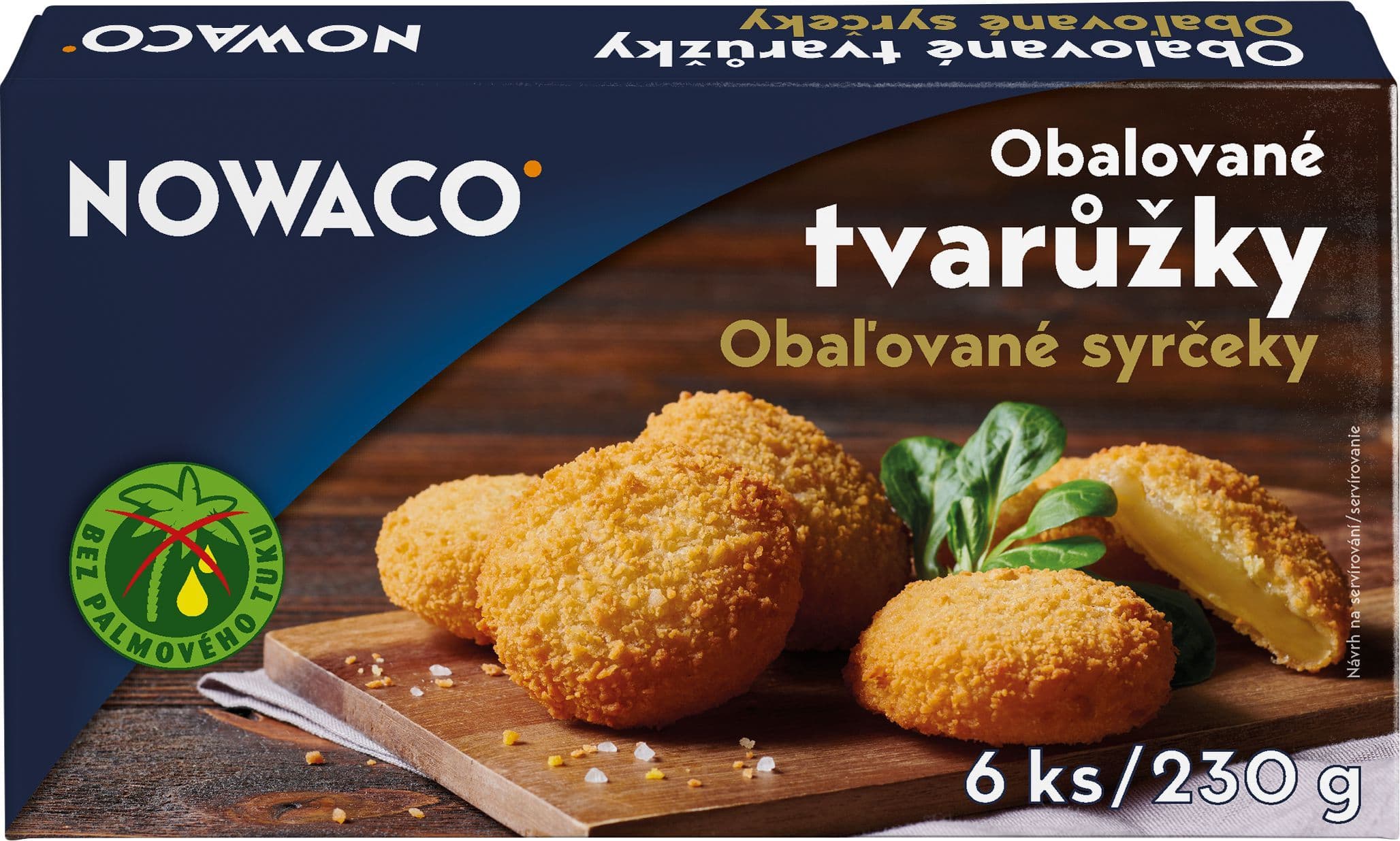 Tvarůžky obalované Nowaco mražené 230g