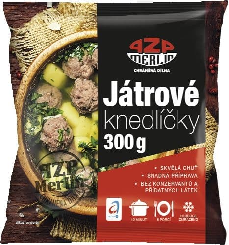 PZP Merlin játrové knedlíčky mražené 300 g