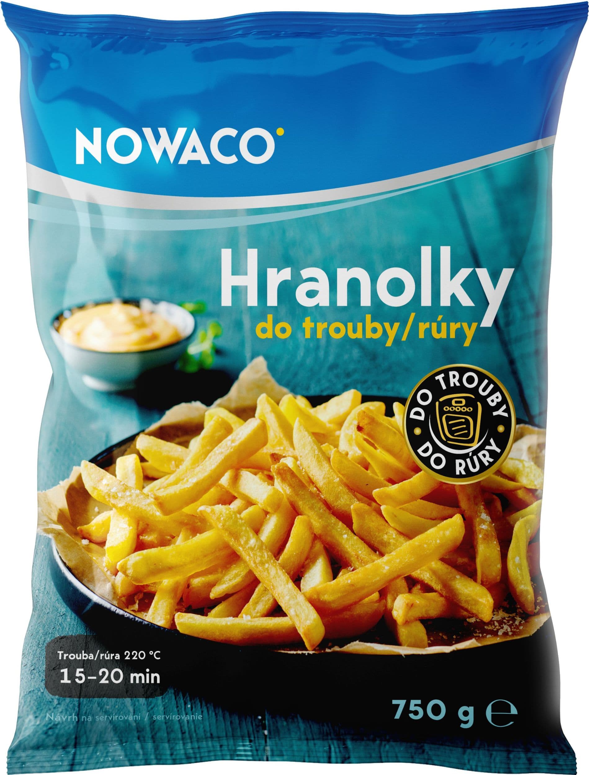 Nowaco Hranolky do trouby mražené 750 g