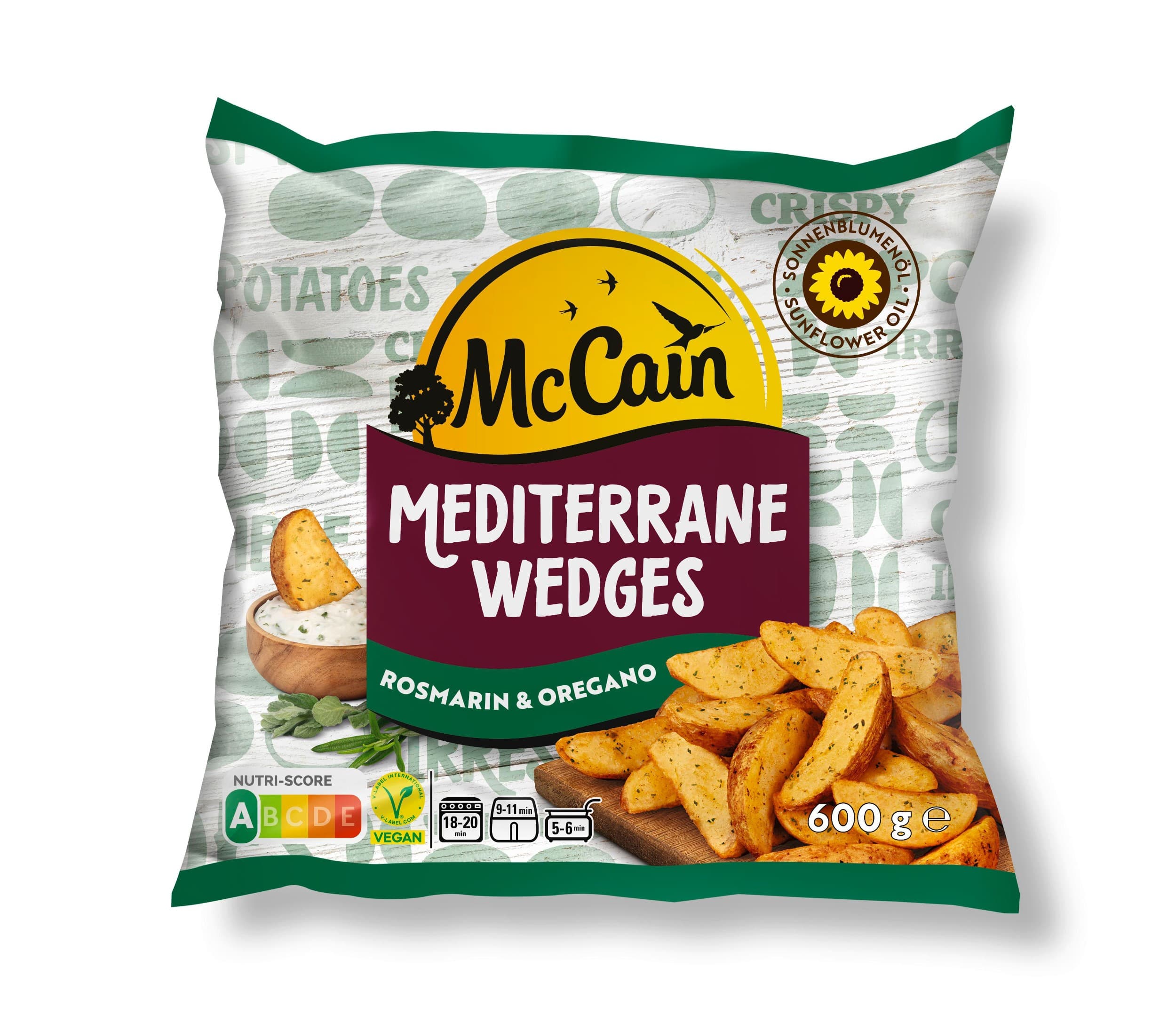 Mccain Mediterranean Wedges mražené 600 g