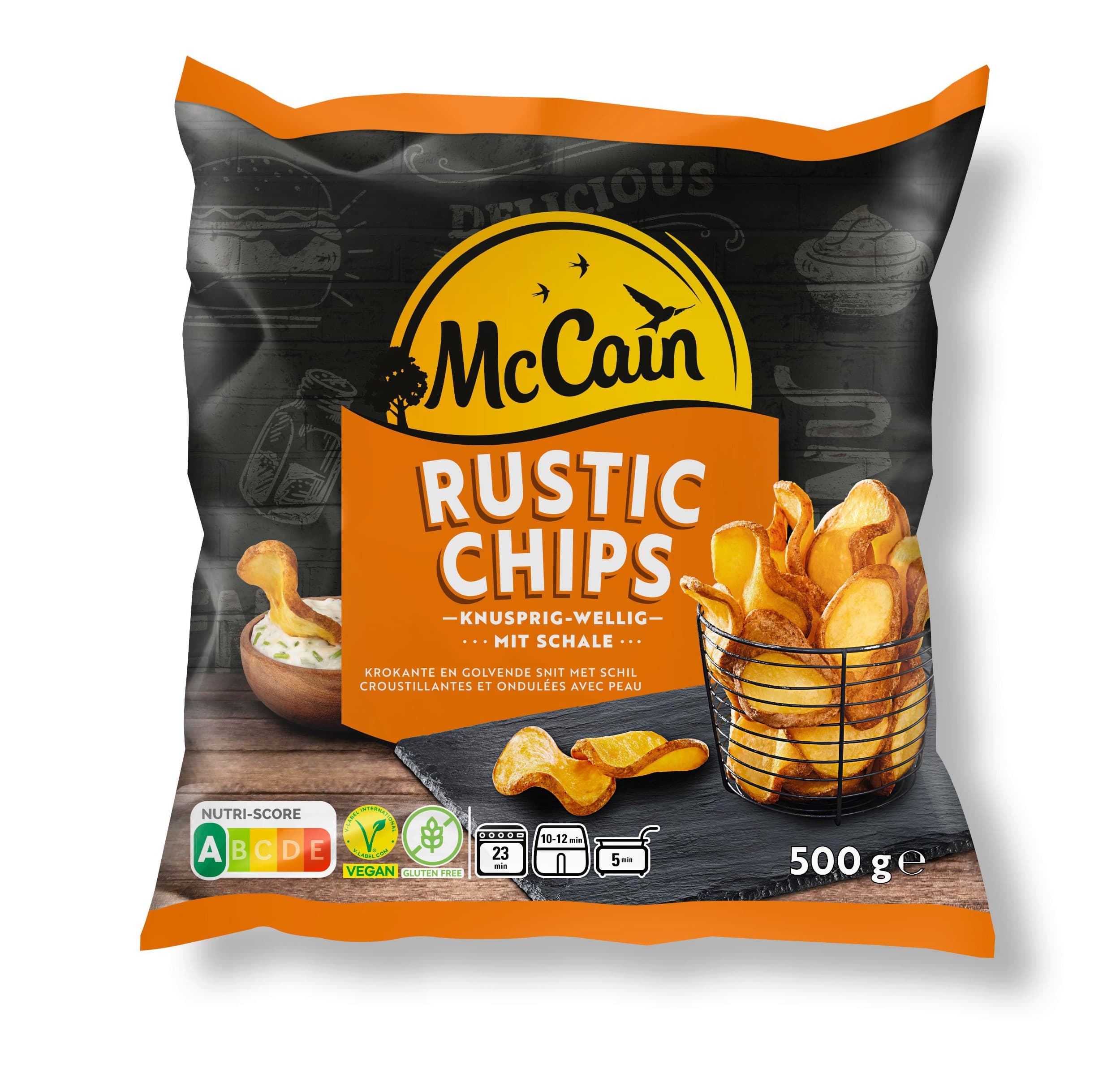 Mcain rustic chips mražené 500g