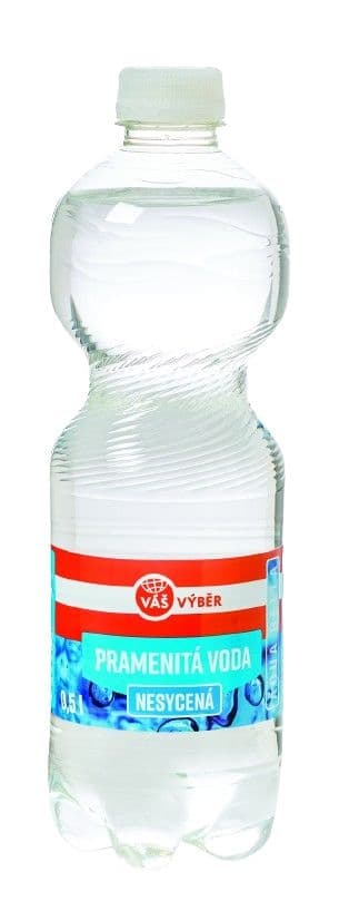 Váš výběr pramenitá voda neperlivá 0,5L