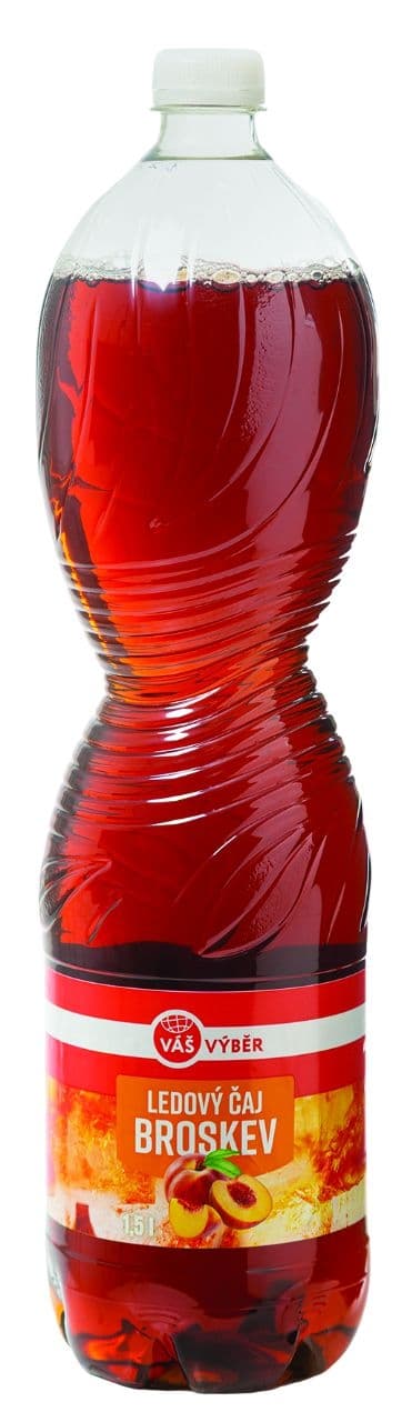 Váš Výběr Černý čaj broskev 1,5l
