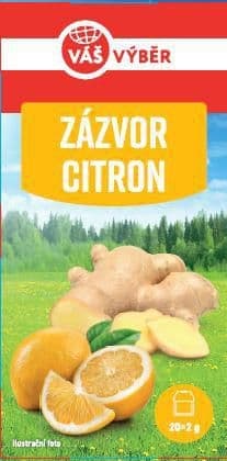 Váš Výběr Ovocný Čaj Zázvor, Citron 40g