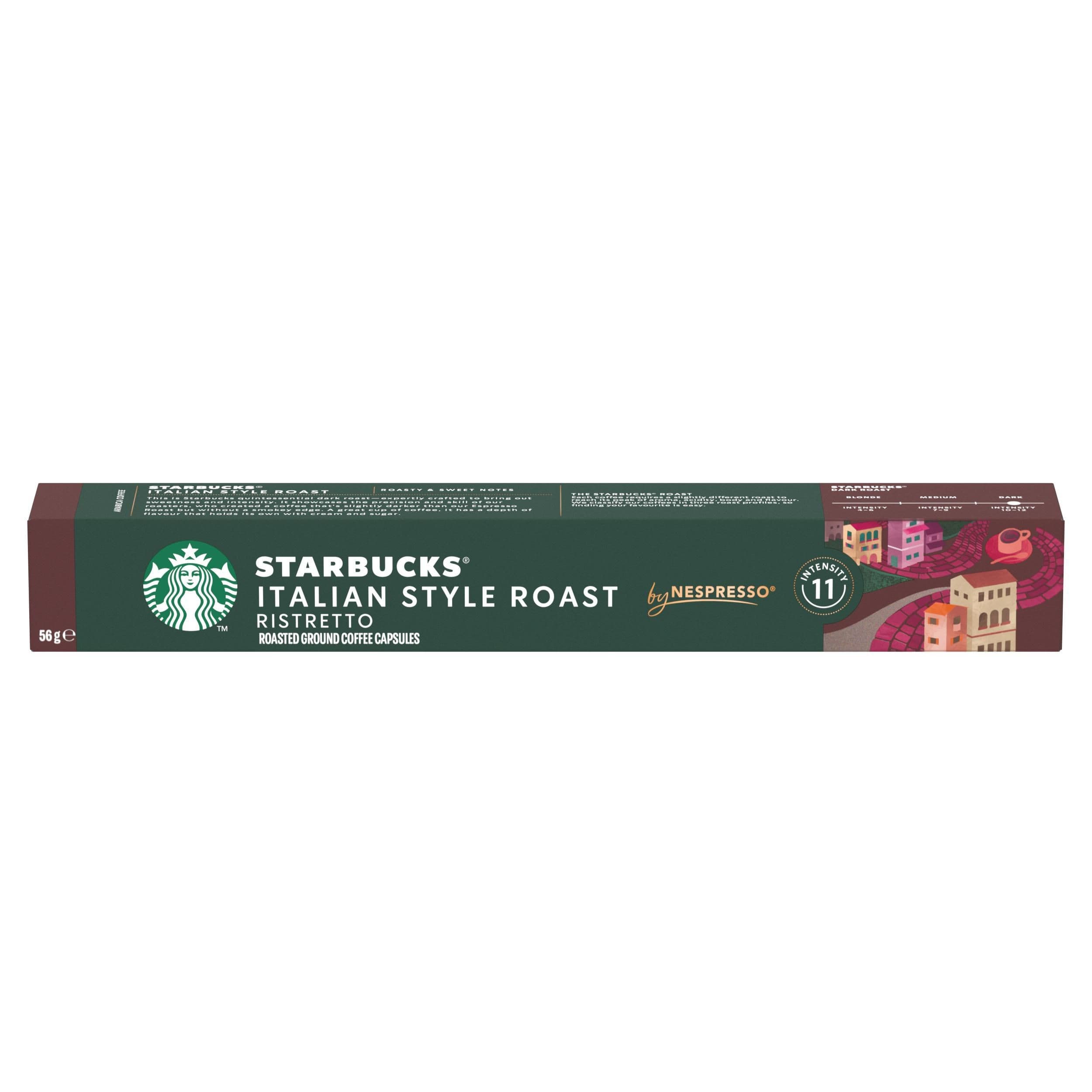 Starbucks Italian Style Roast by Nespresso Dark roast Kávové kapsle 10ks