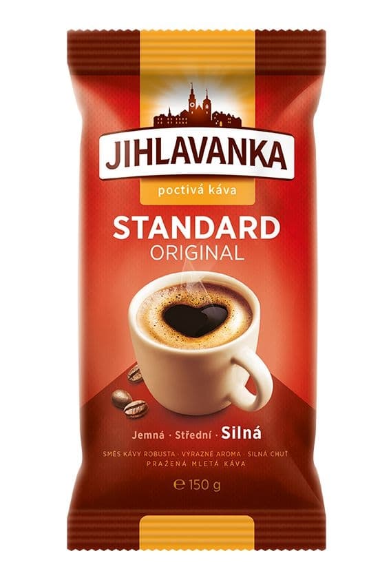 Jihlavanka Standard original pražená mletá káva 150 g