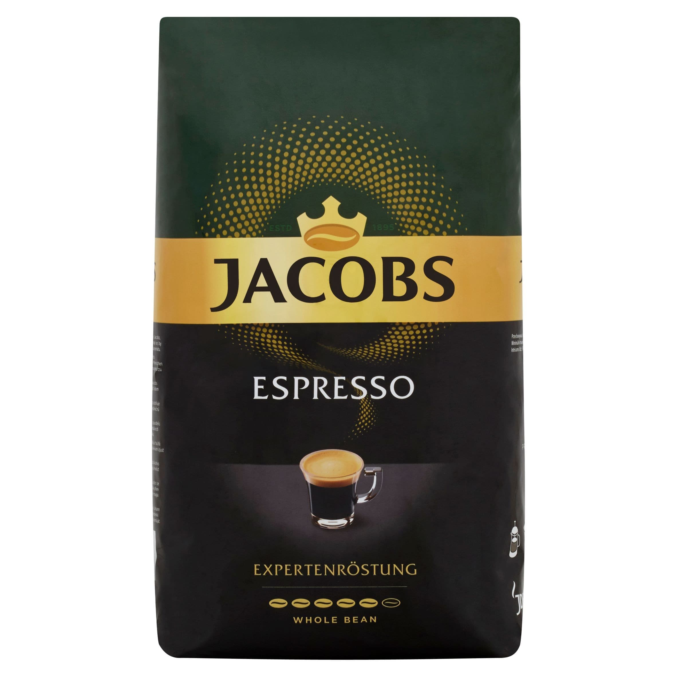 Jacobs Espresso pražená zrnková káva 1 kg