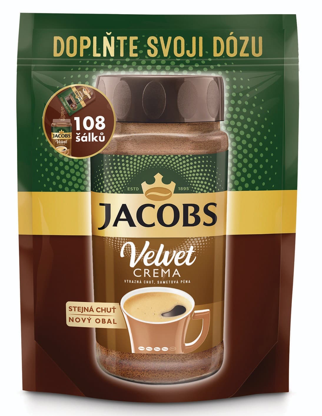 Jacobs Velvet Crema Refill 180g