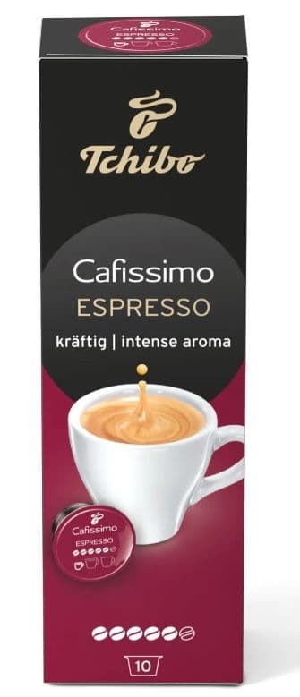 Tchibo Cafissimo Espresso Intense Aroma pražená mletá káva 10x7,5 g