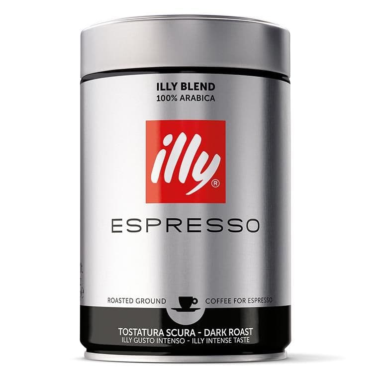 illy Espresso tmavě pražená mletá káva 250 g