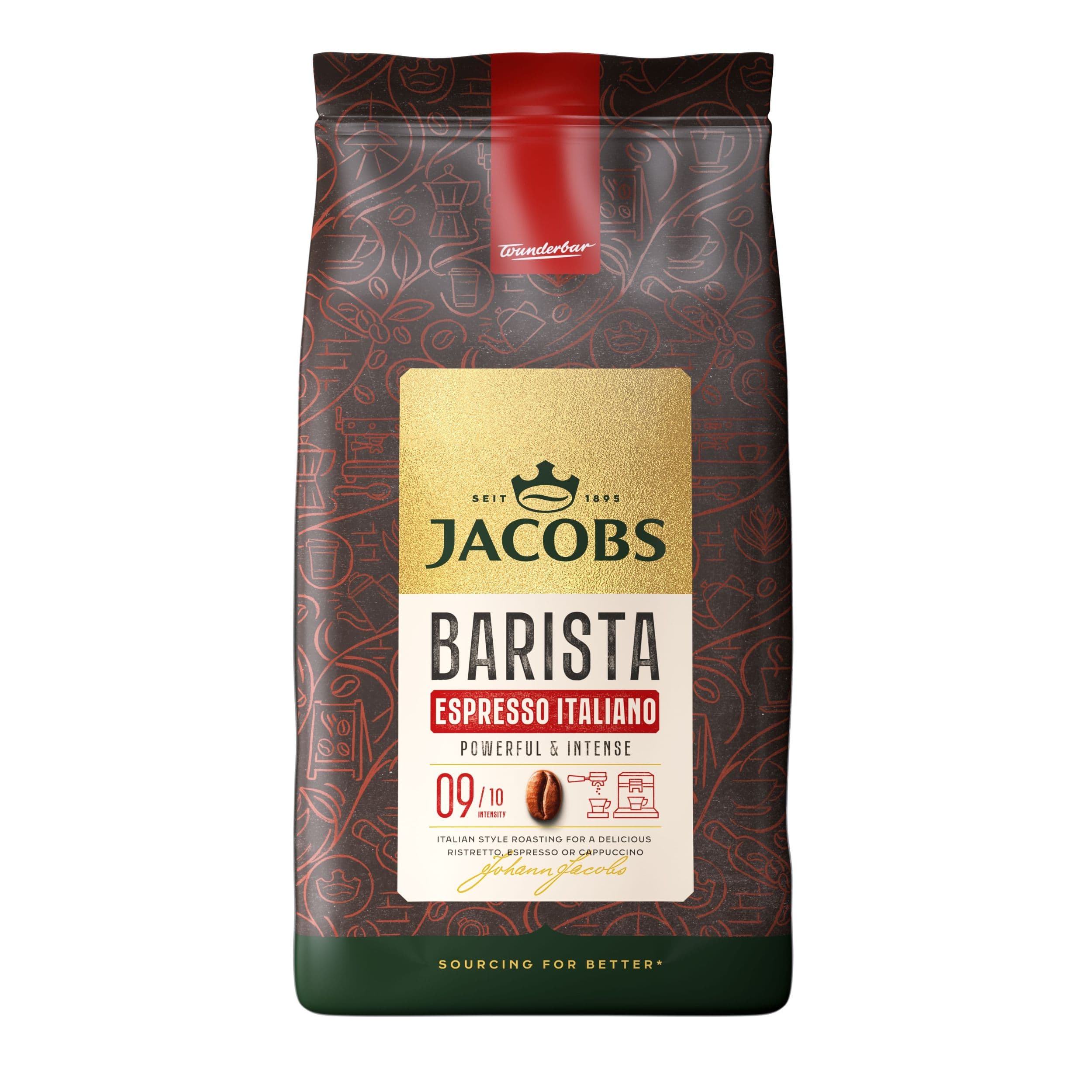 Jacobs Barista Editions Espresso Italiano Káva pražená zrnková 1000g