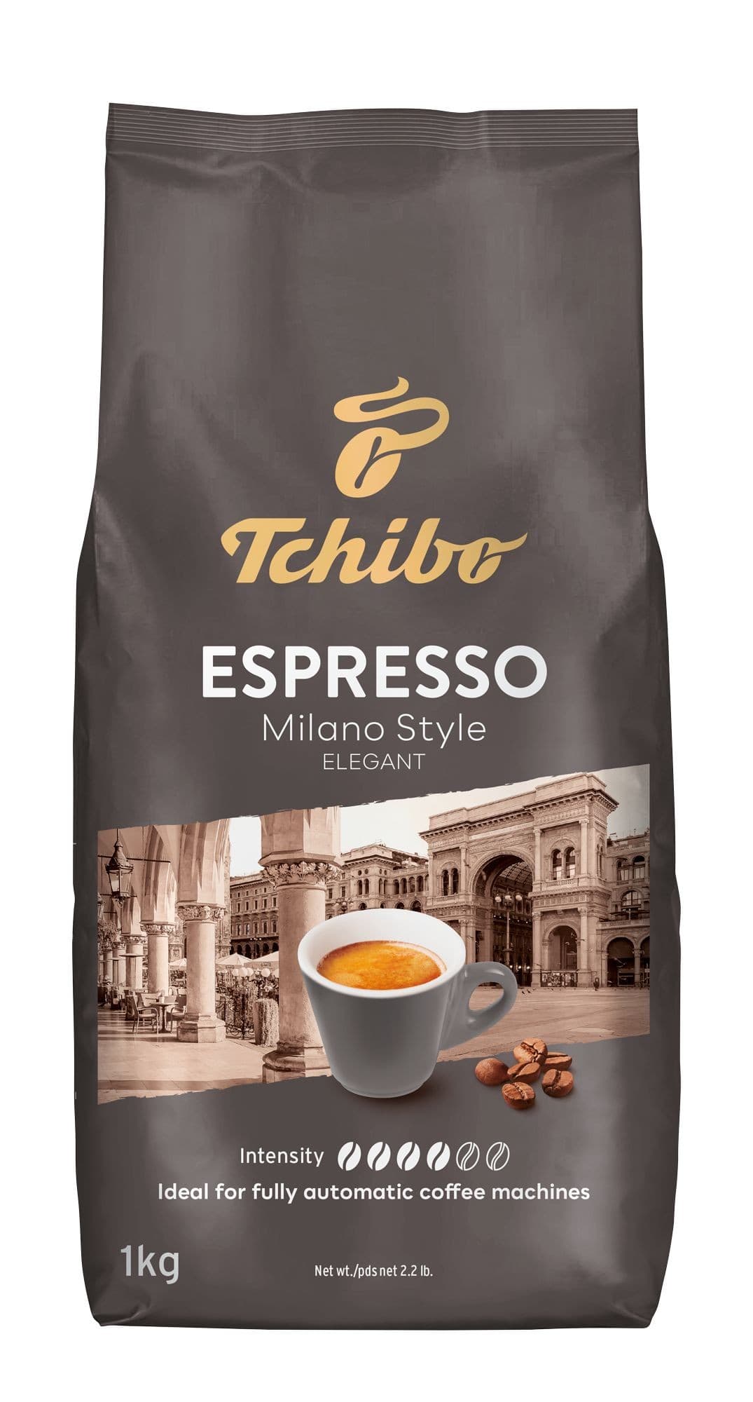 Tchibo Espresso Milano Style pražená zrnková káva 1000 g