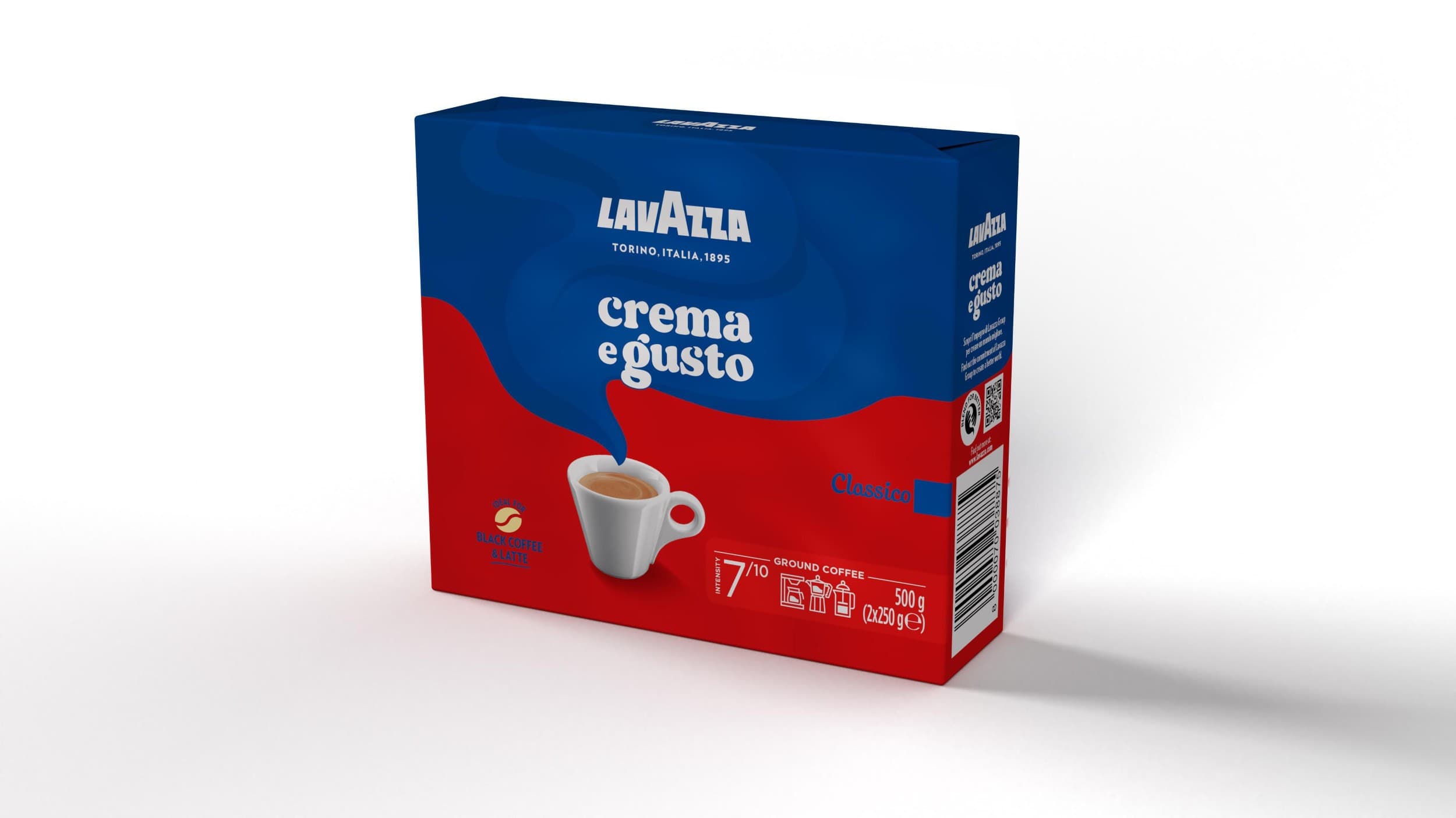 Lavazza Crema Gusto mlétá káva 2x250g