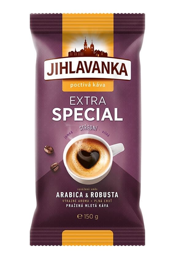Jihlavanka Extra special pražená mletá káva 150 g
