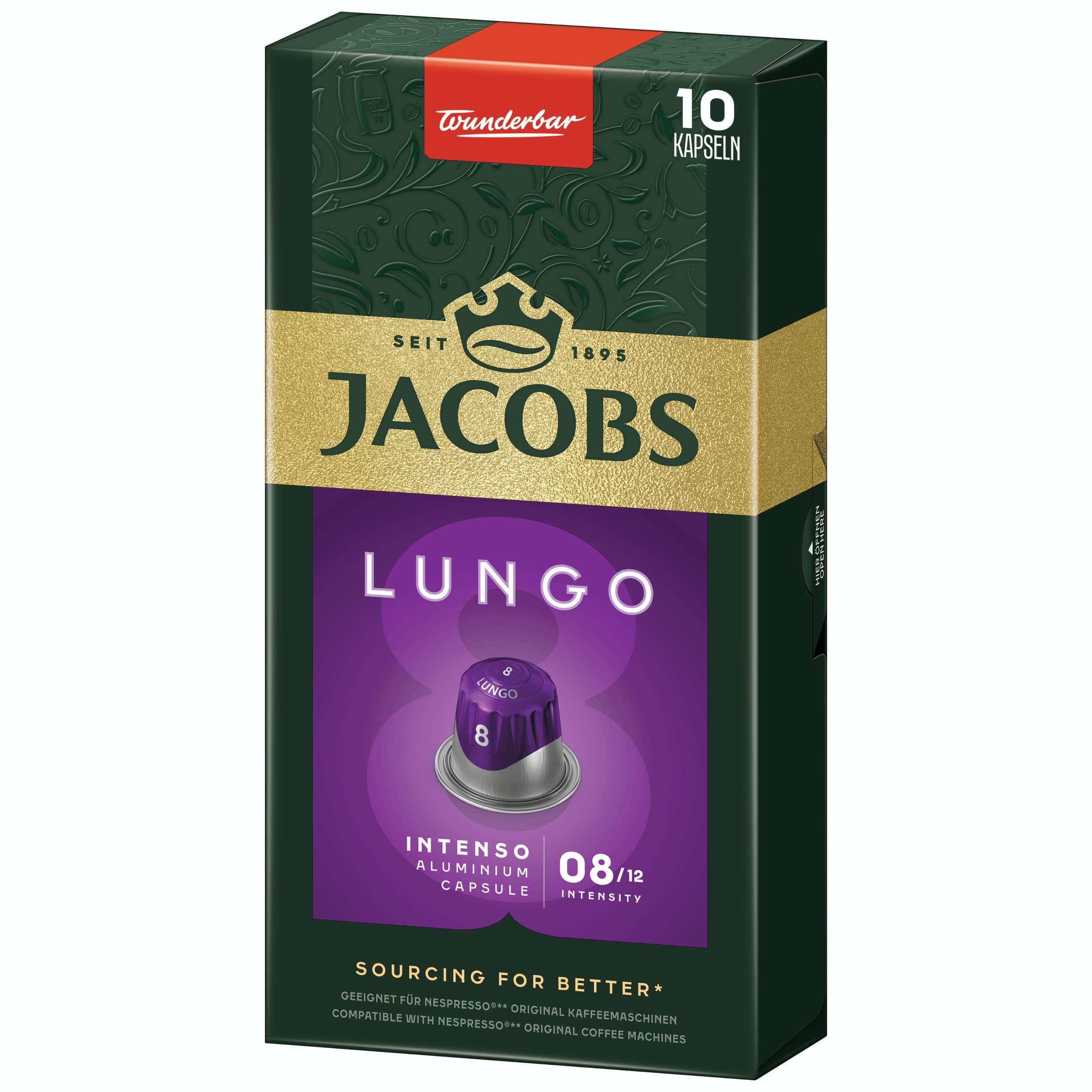 Jacobs Lungo Intenso Intenzita 8 10 ks