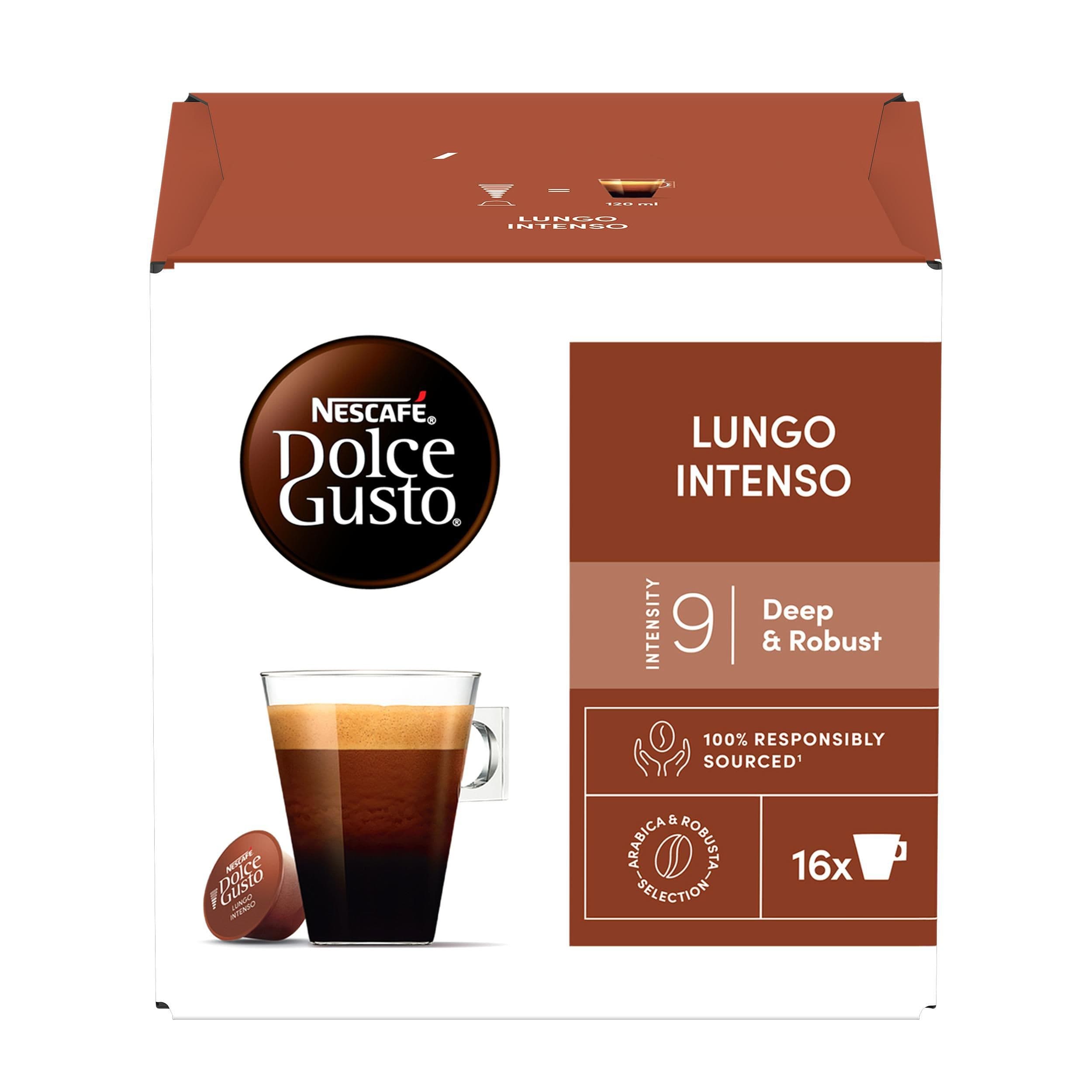 Nescafé Dolce Gusto Lungo Intenso kávové kapsle 144g 16 ks
