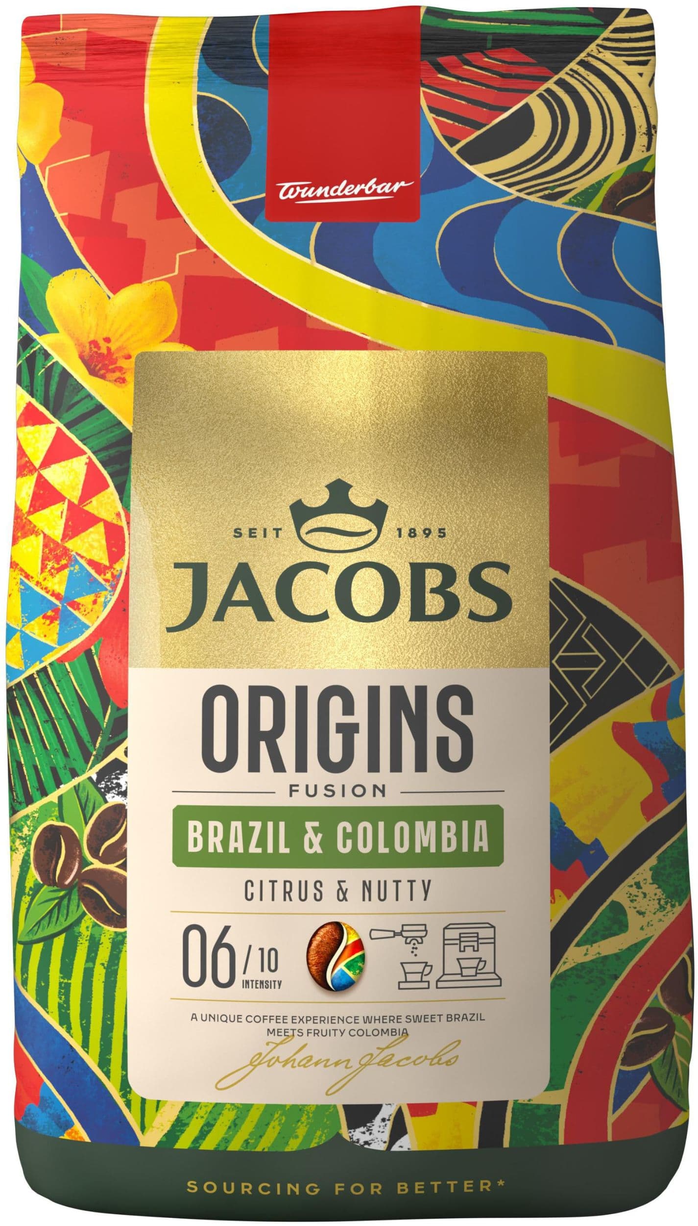 Jacobs Origins Brazil Colombia 1kg