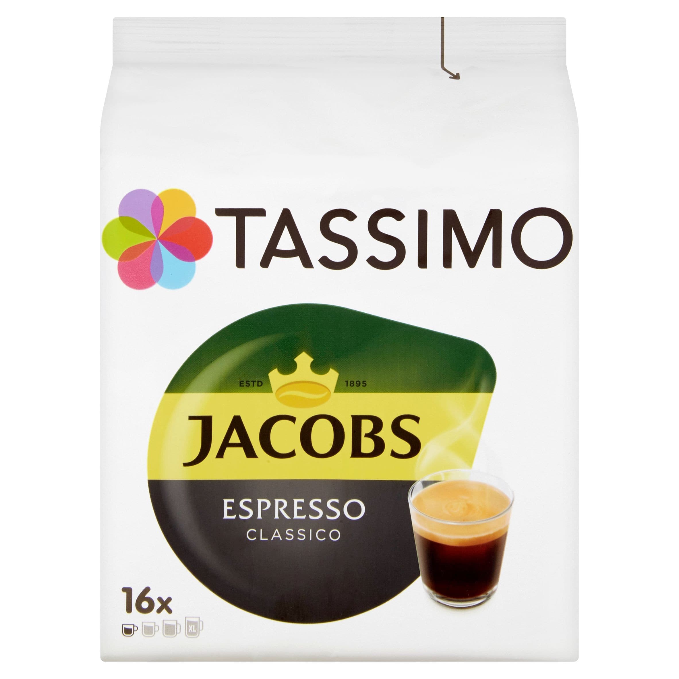 Tassimo Jacobs Espresso classico 16x7,4 g