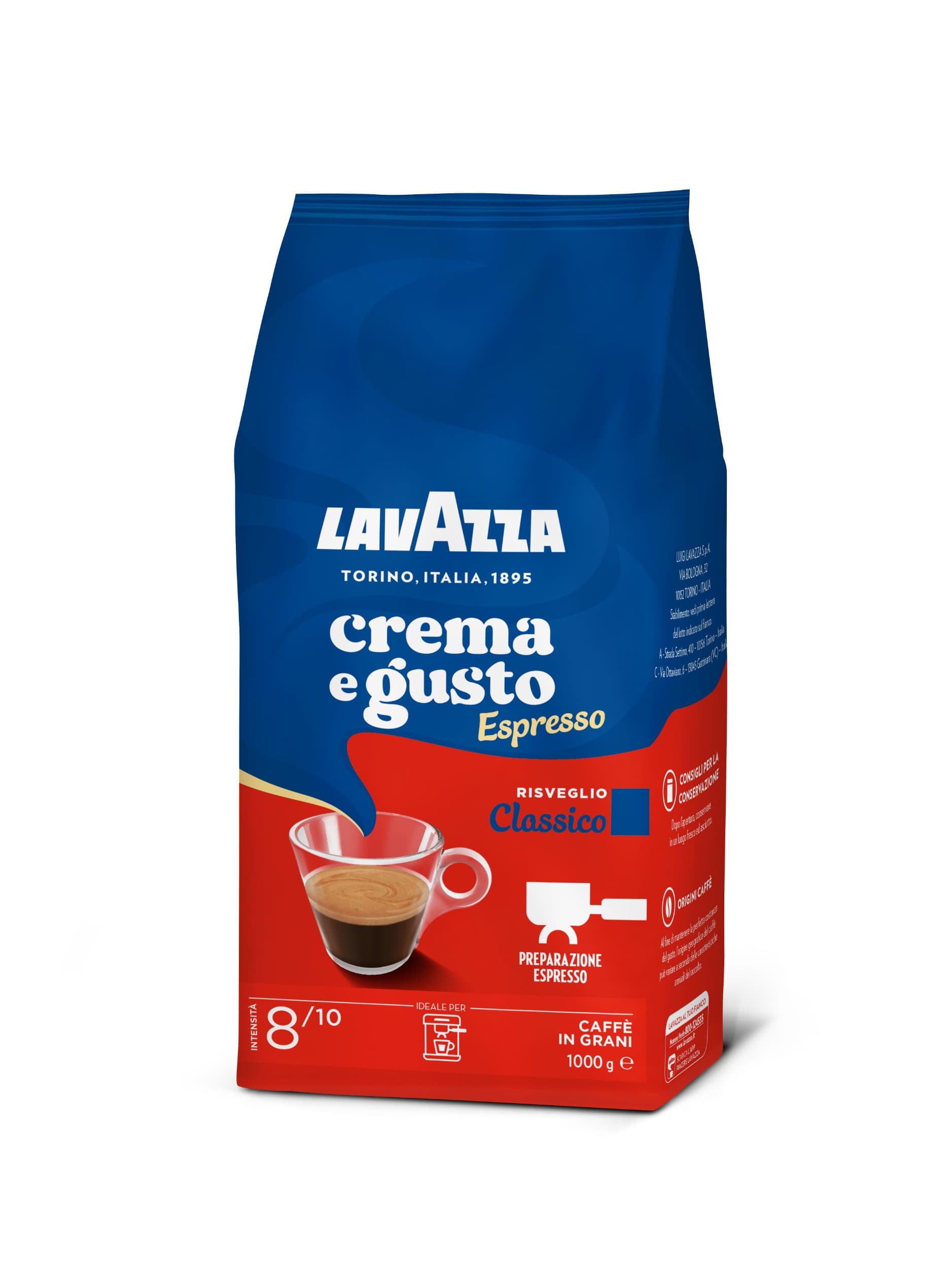 Lavazza Crema E Gusto Zrnková káva 1kg