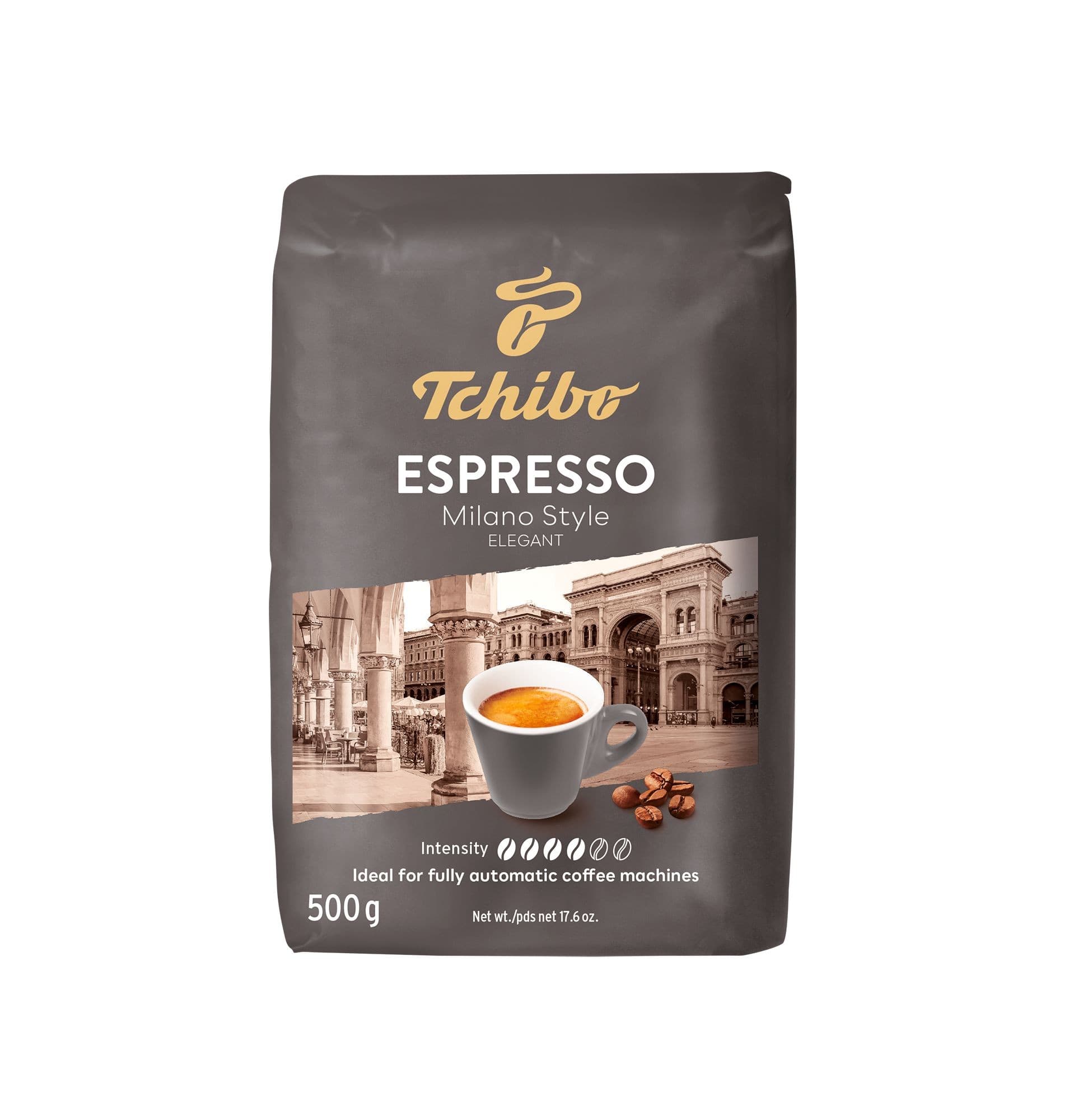 Tchibo Espresso Milano Style pražená zrnková káva 500 g