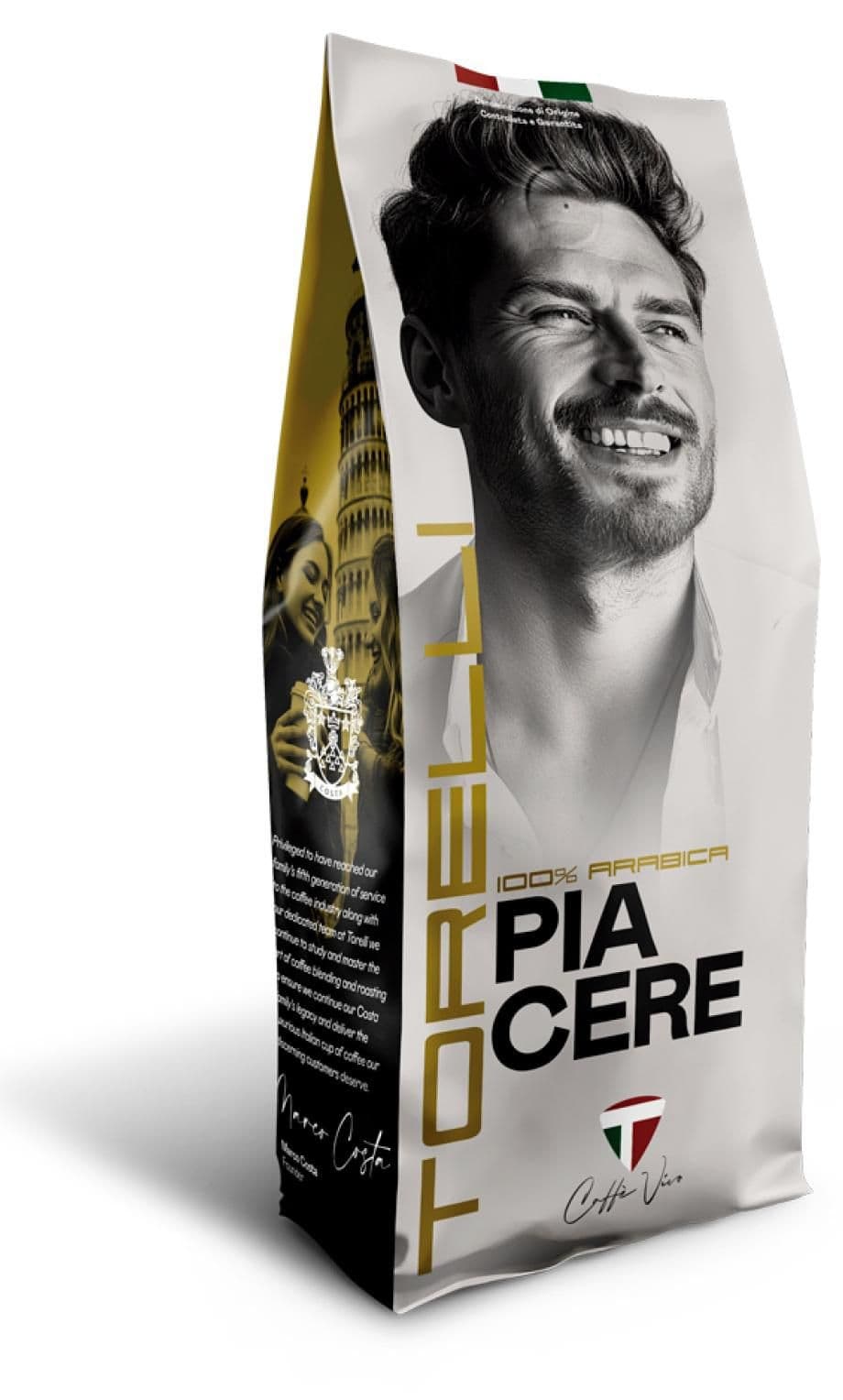 Torelli Piacera Zrnková káva 1kg