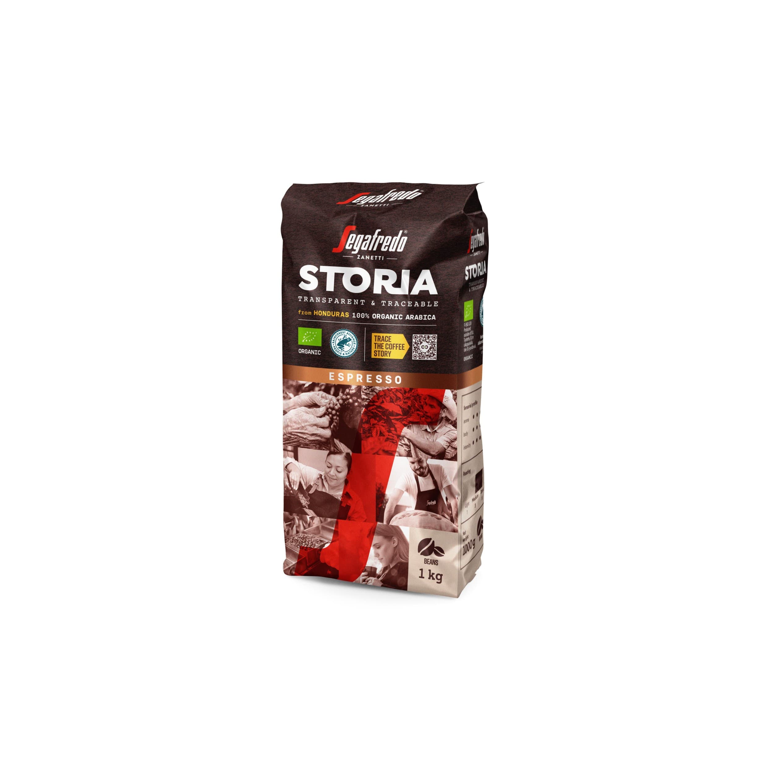 Segafredo Storia Honduras Zrnková káva 1 kg