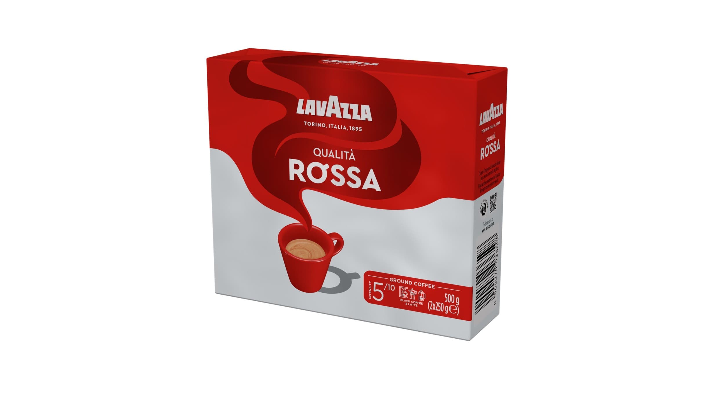 LAVAZZA QUALITA ROSSA MLETÁ KÁVA 2x250G