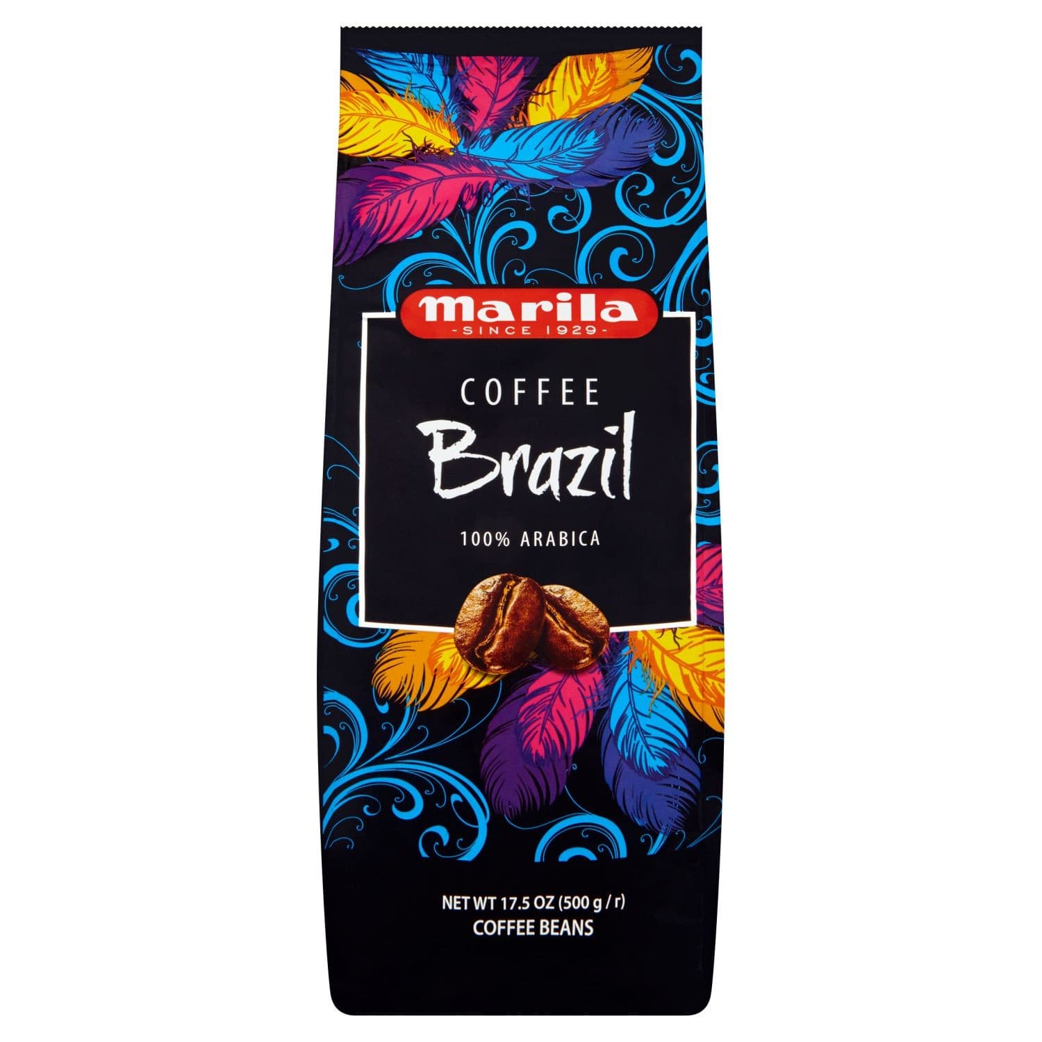 Marila Coffee Brazil pražená zrnková káva 500g