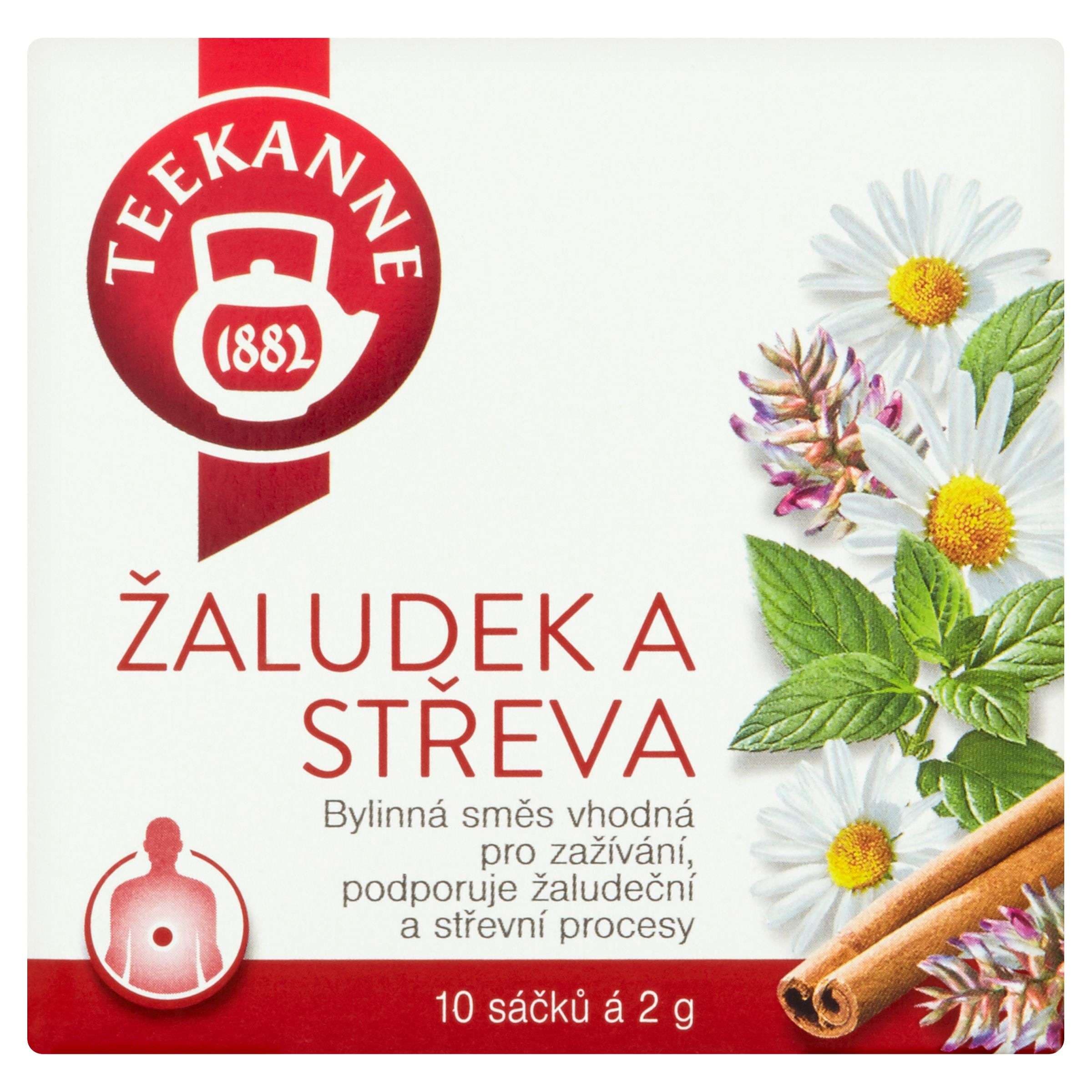 Teekanne Žaludek a střeva, bylinná směs 10x2 g