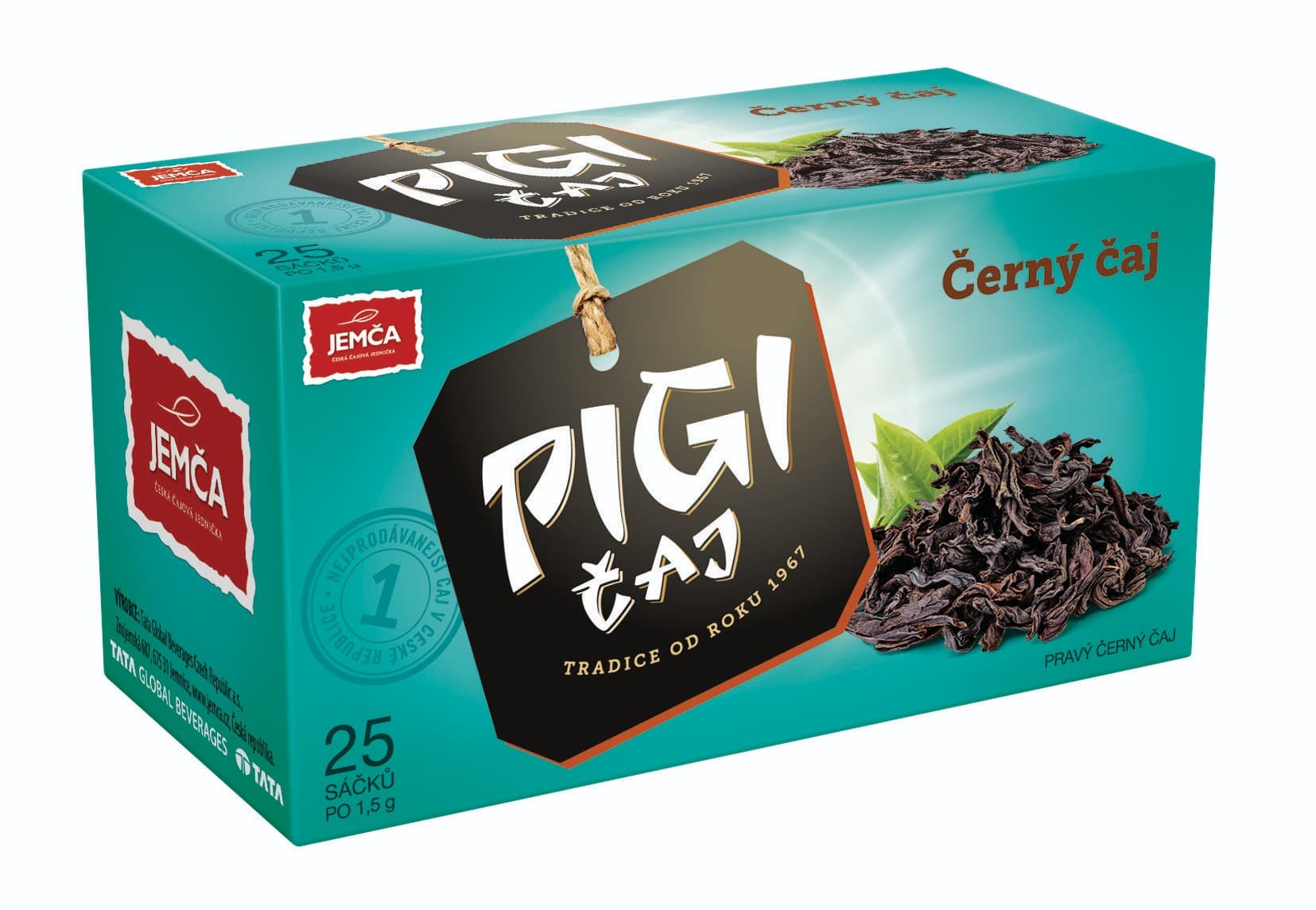 Jemča Pigi Čaj černý 25x1,5 g