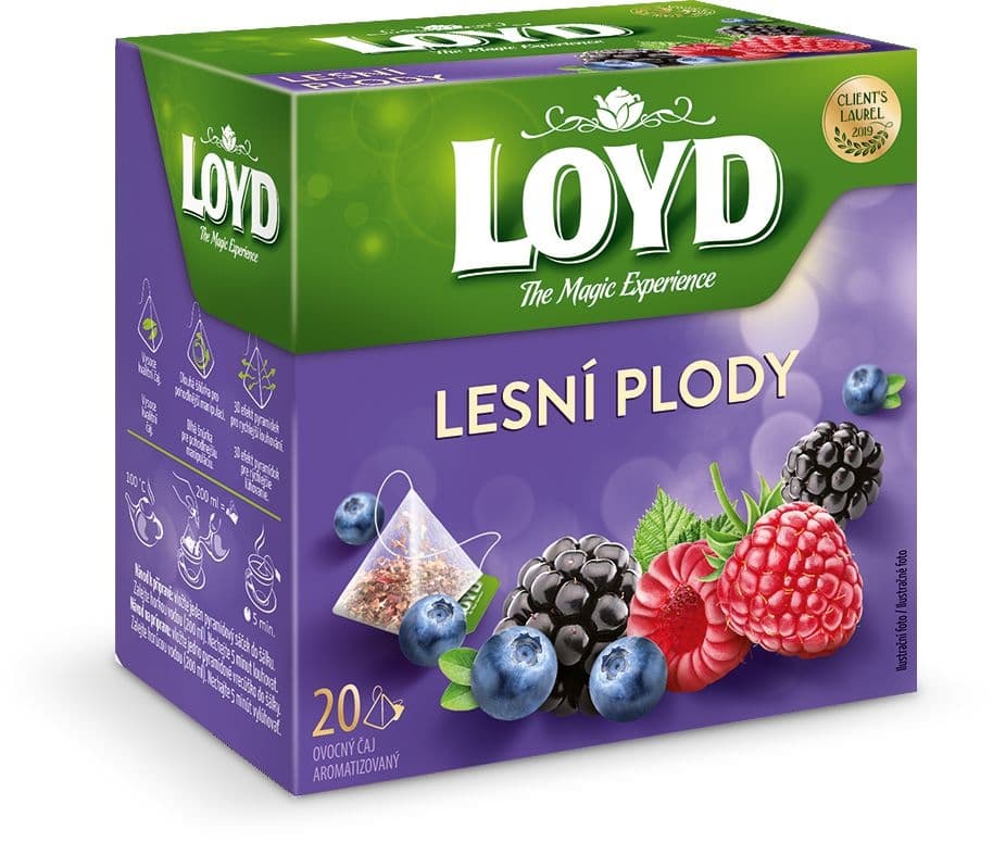 Loyd Ovocný čaj aromatizovaný lesní plody 20 x 2g
