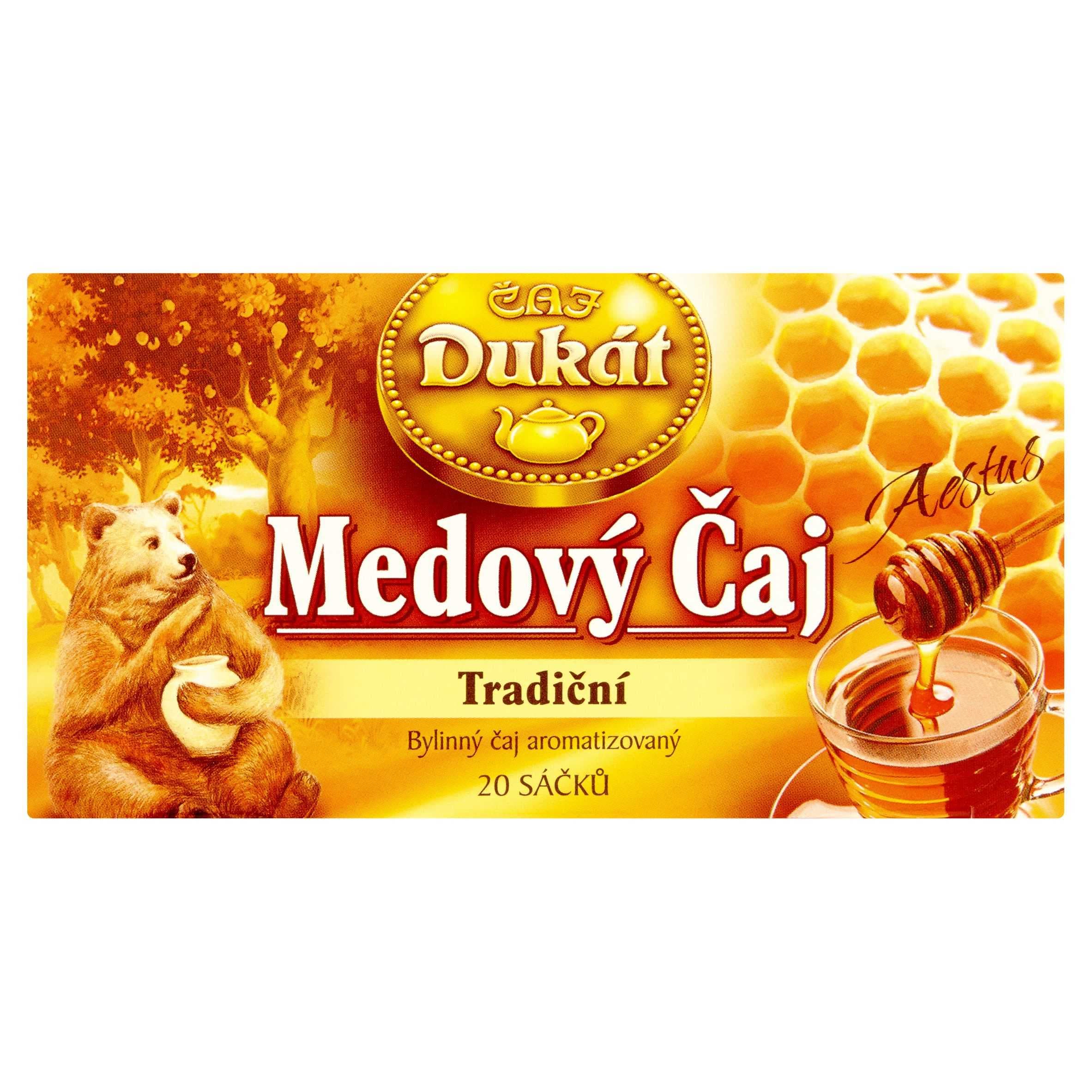 Dukát Medový čaj tradiční bylinný čaj aromatizovaný porcovaný 20x2,5 g