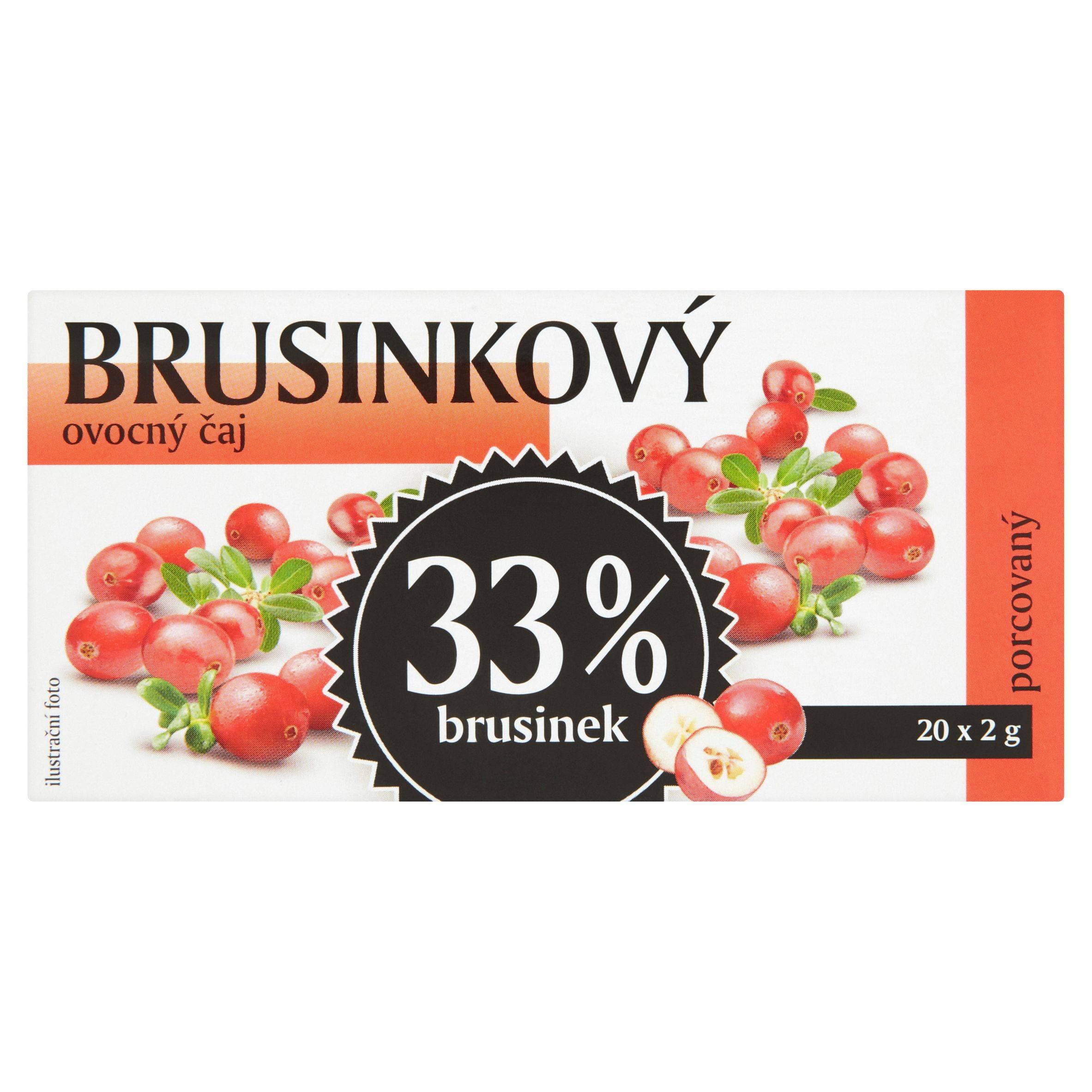 Frape Brusinkový ovocný čaj 33% brusinek 40 g