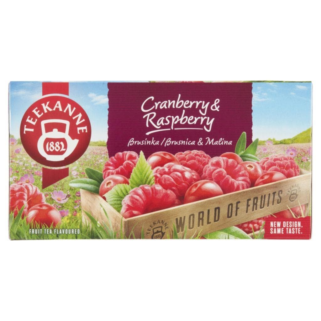 Teekanne Cranberry & Raspberry, World of Fruits 45 g