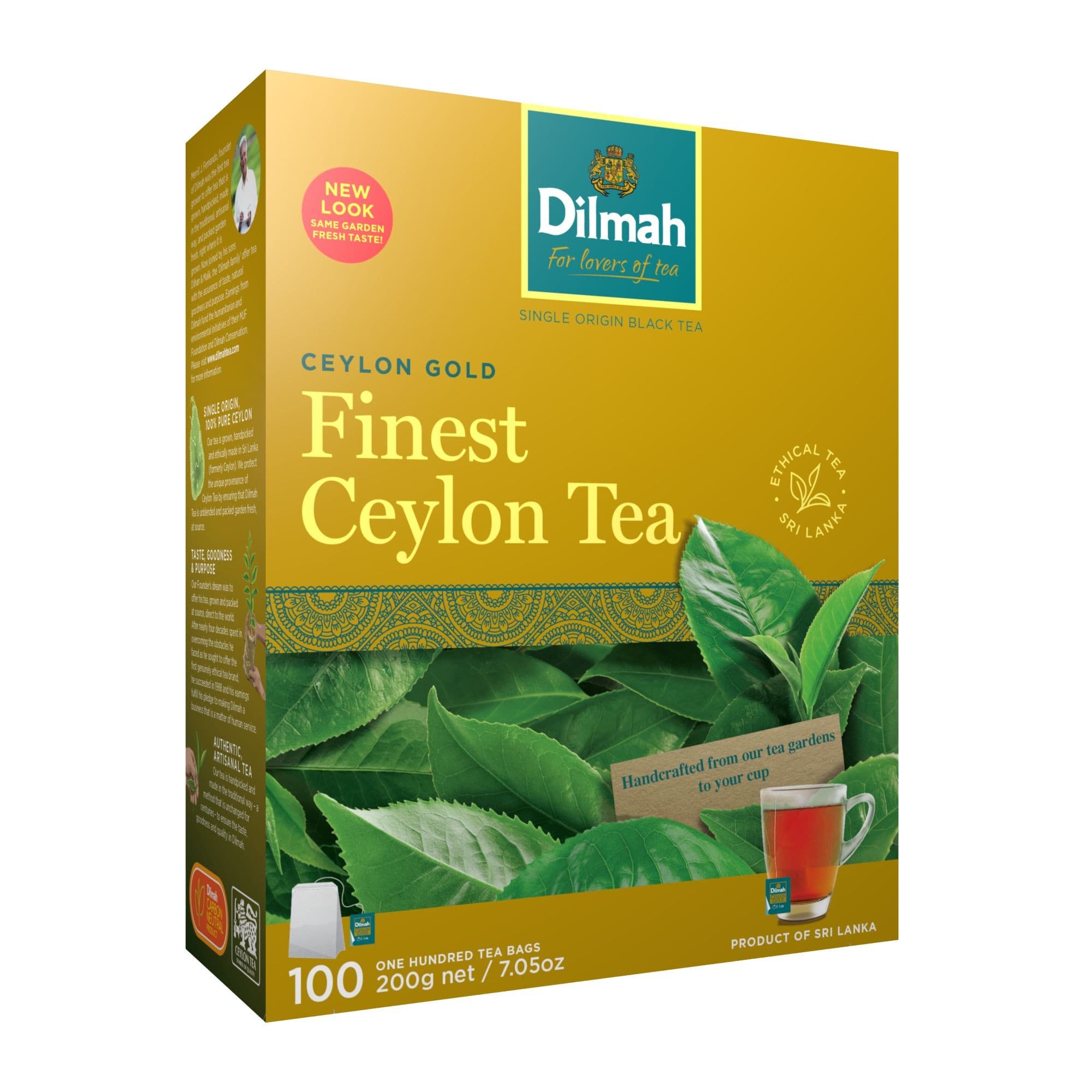 Dilmah Ceylon Gold černý čaj 100x2 g